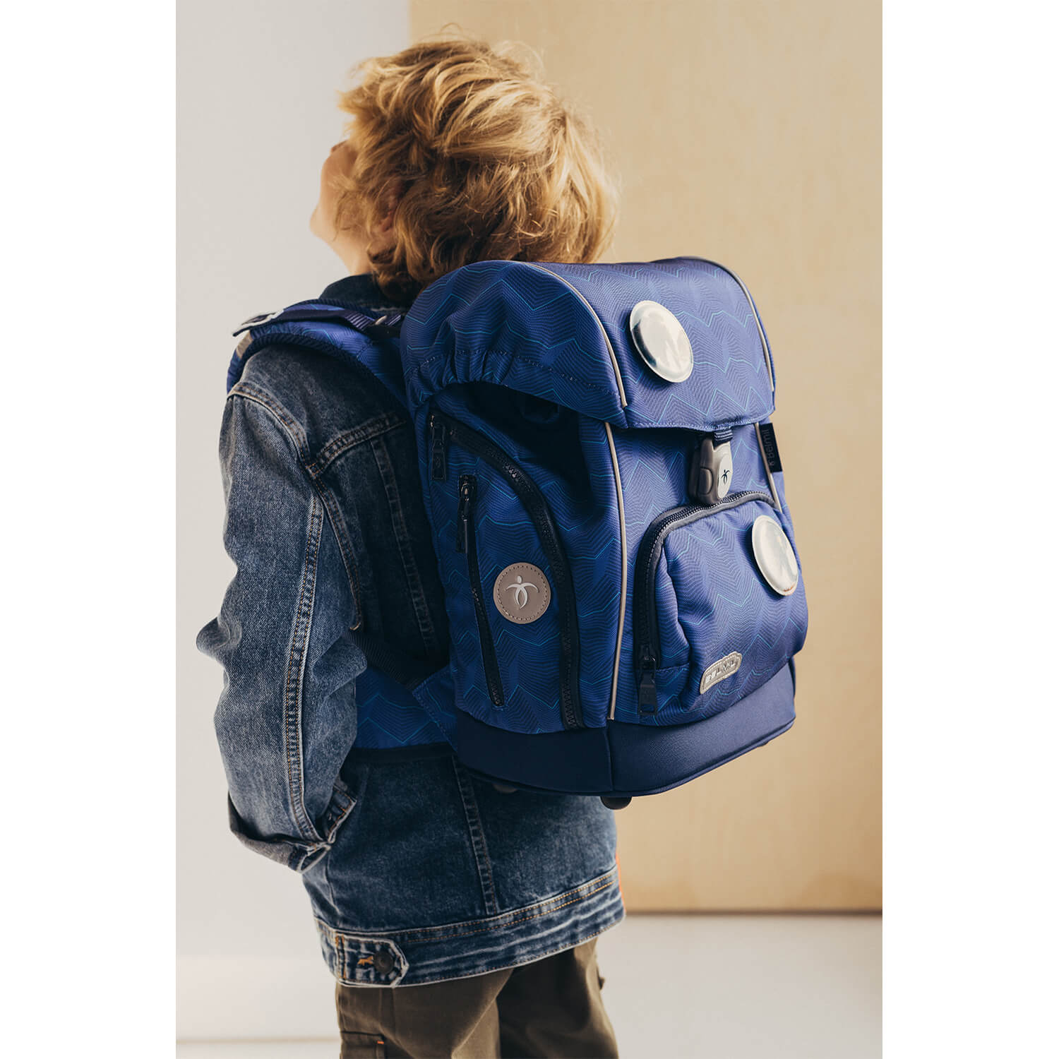 Premium Comfy Plus Estate Blue Schulranzen Set 5tlg.