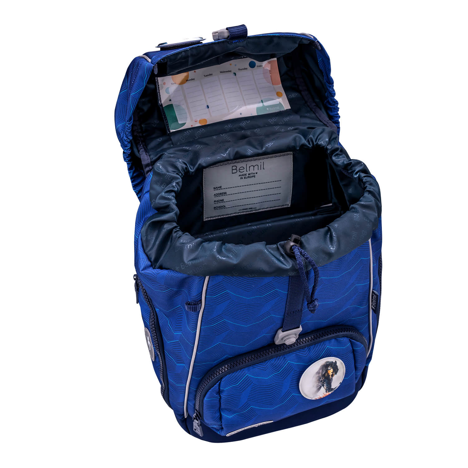 Premium Comfy Plus Estate Blue Schulranzen Set 5tlg.