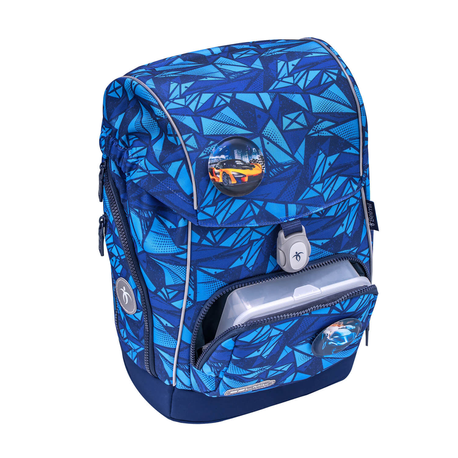 Premium Comfy Plus Glacier Blue Schulranzen Set 5tlg.