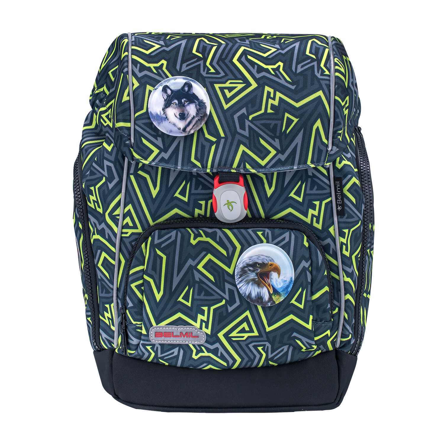 Premium Comfy Plus Iguana Schulranzen Set 6tlg.
