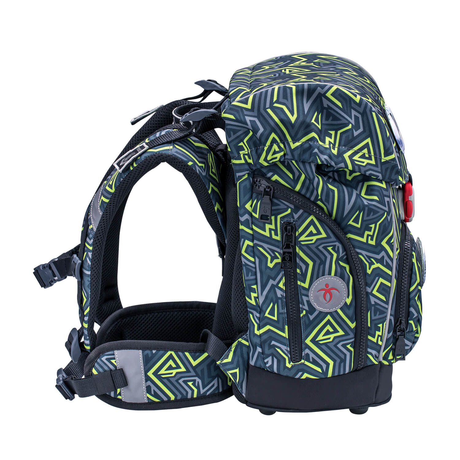 Premium Comfy Plus Iguana Schulranzen Set 6tlg.