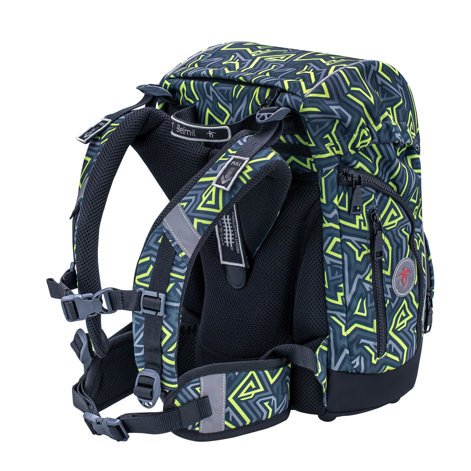 Premium Comfy Plus Iguana Schulranzen Set 6tlg.