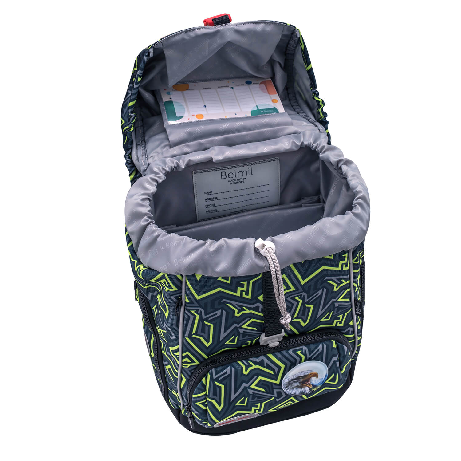 Premium Comfy Plus Iguana Schulranzen Set 6tlg.