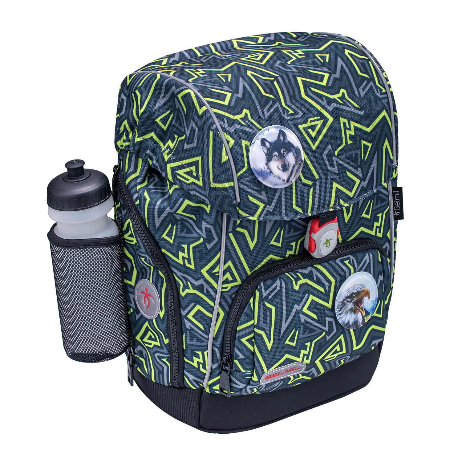 Premium Comfy Plus Iguana Schulranzen Set 6tlg.