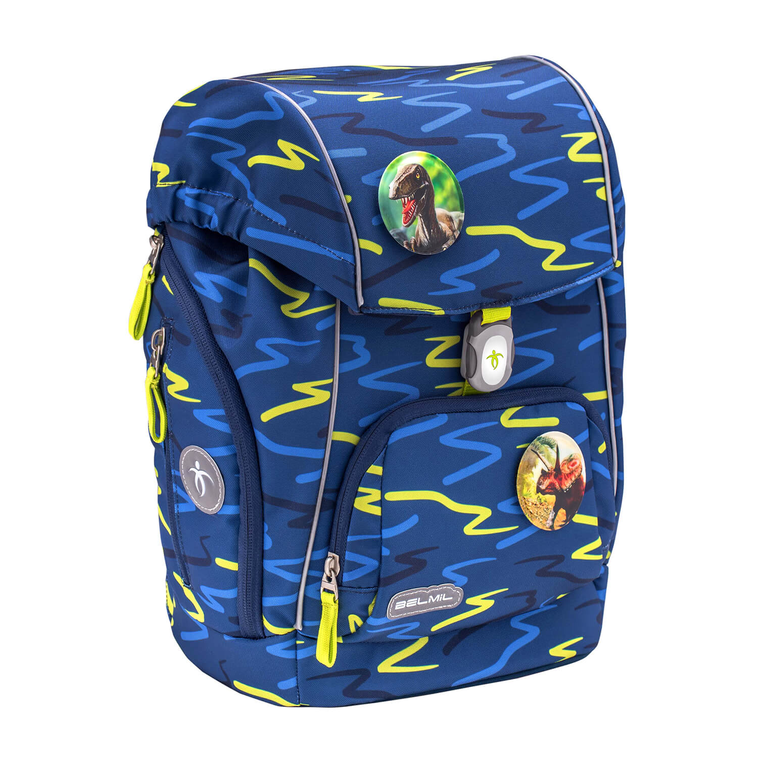 Comfy Sketch Lime Green schoolbag
