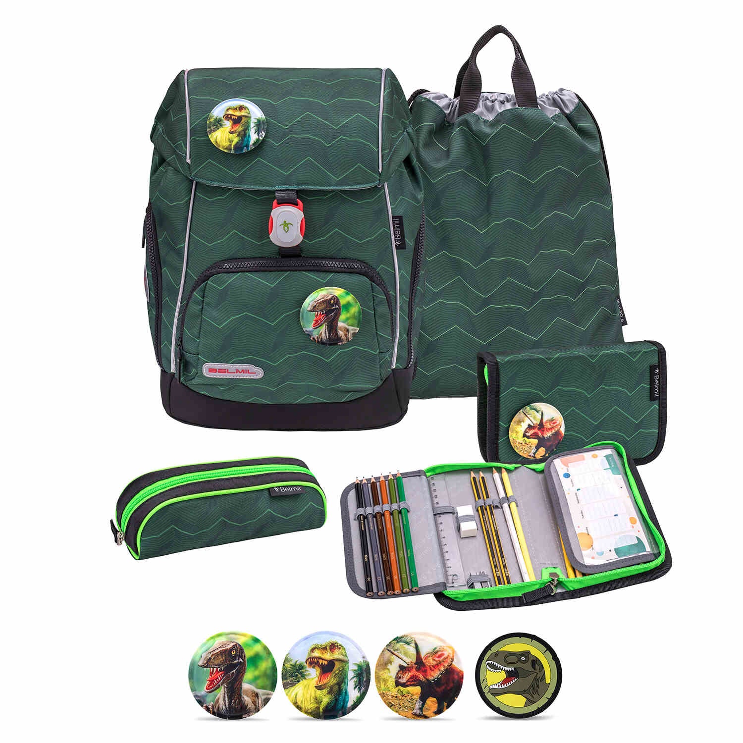 Premium Comfy Plus Twist of Lime Schulranzen Set 5tlg.