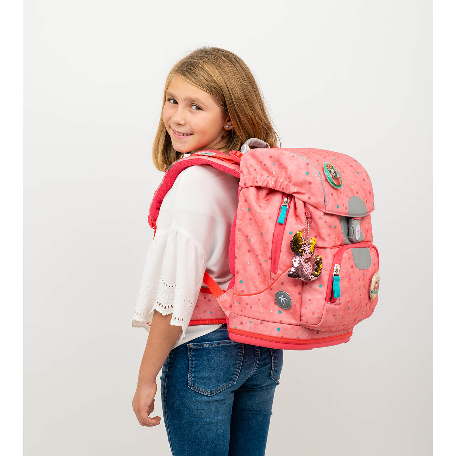 Motion Blue Bird schoolbag set 6 pcs