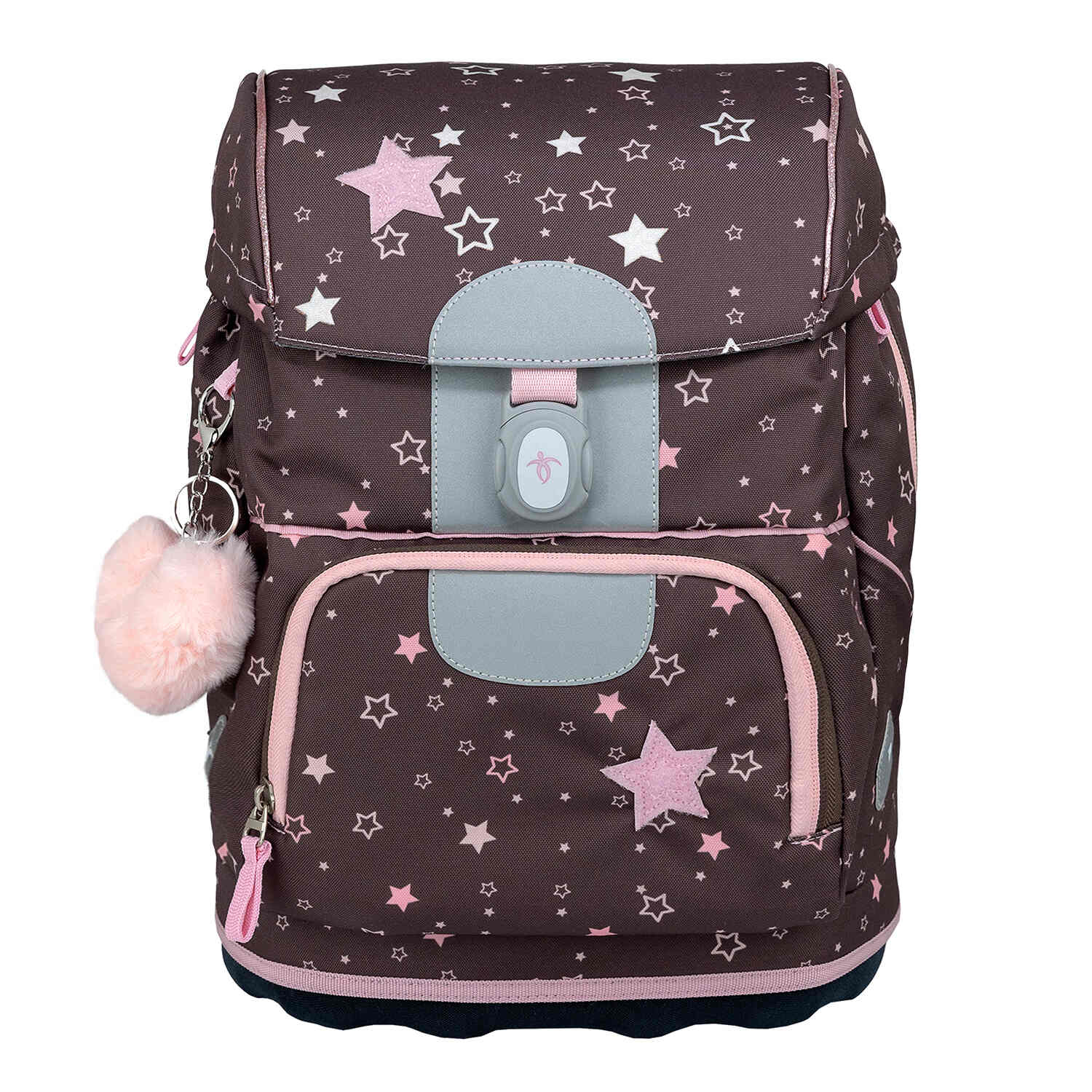 Breathable padded back panel of the Belmil school bag, ensuring comfort for all-day wear.