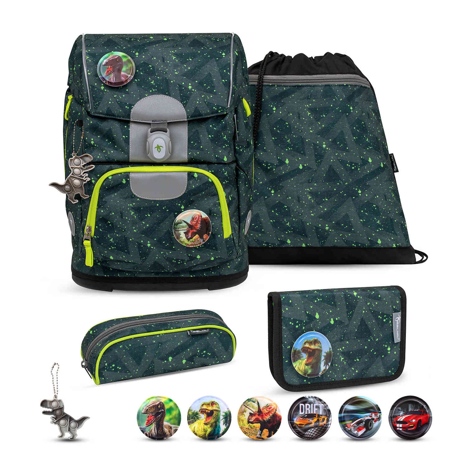 Motion Green Splash Schulranzen Set 5 tlg.