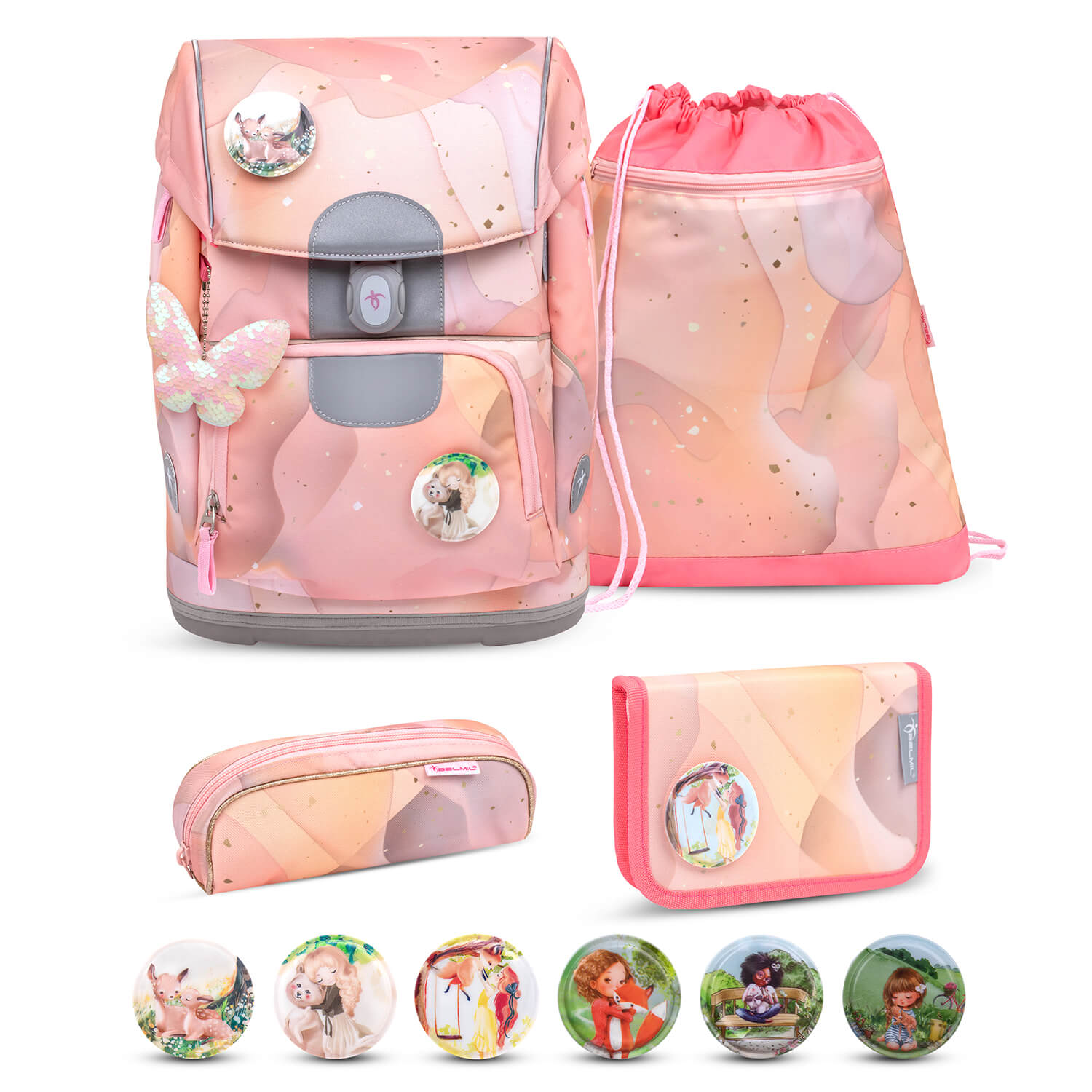 Motion Marble Schulranzen Set 5 tlg