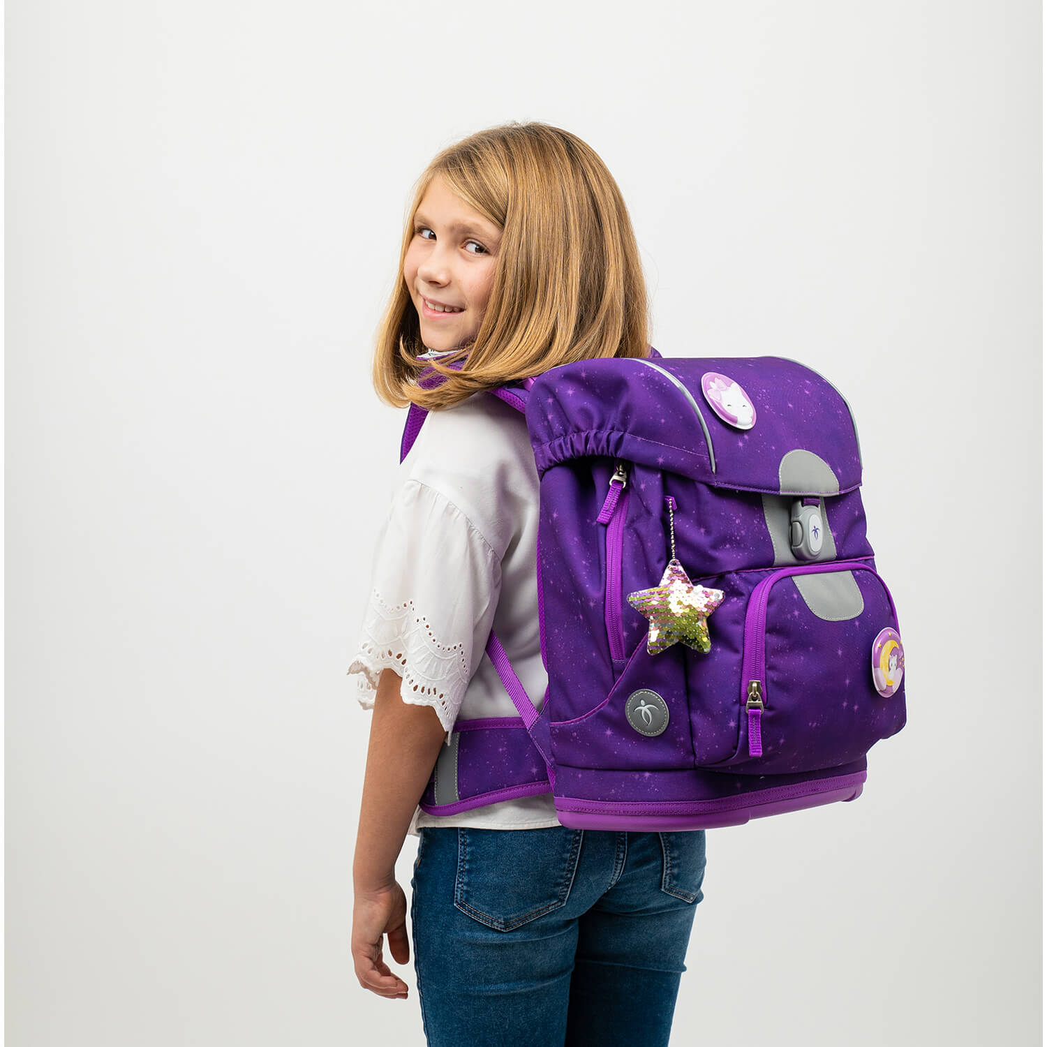 Motion Purple Sky schoolbag set 6 pcs