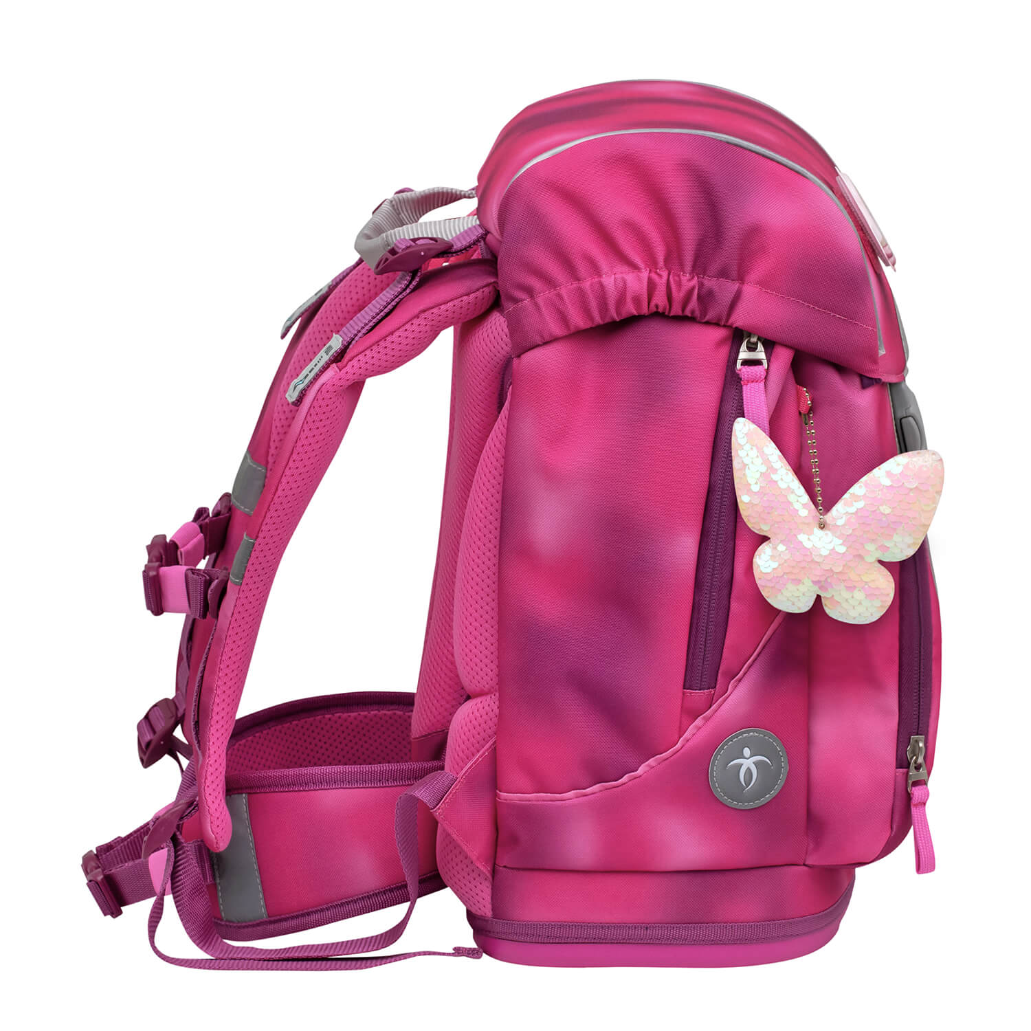 Motion Shiny Pink Schulranzen Set 5 tlg.