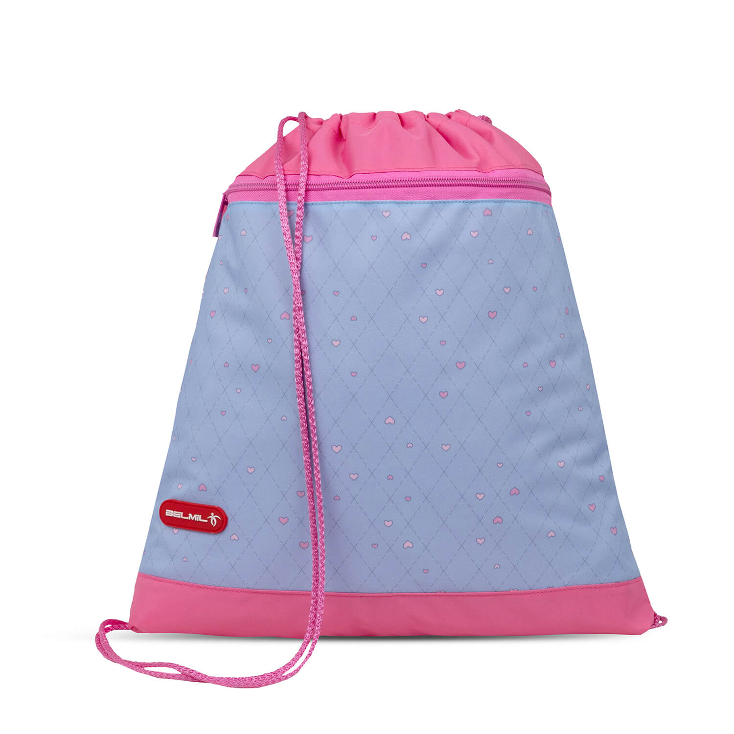 Cheerful purple and pink design of the Belmil Classy Plus Ergonomic School Bag Set for Girls “Lavander” Design + Unicorn Raincoat – 6-Piece Back-Friendly Starter Set.