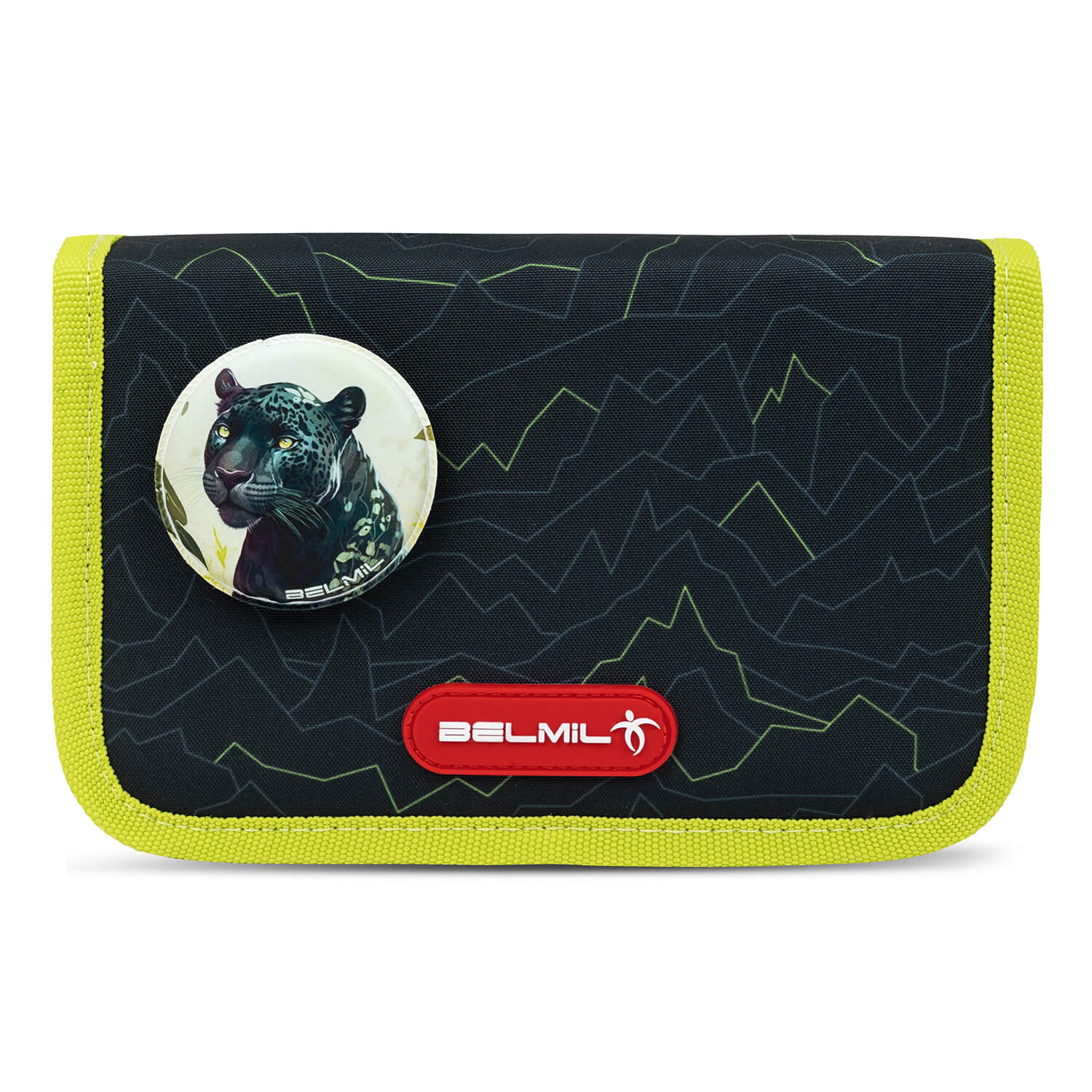 Ergonomic School Bag Set for Boys – Belmil Classy Plus Mountain Lime School Bag Set 5 pcs.
