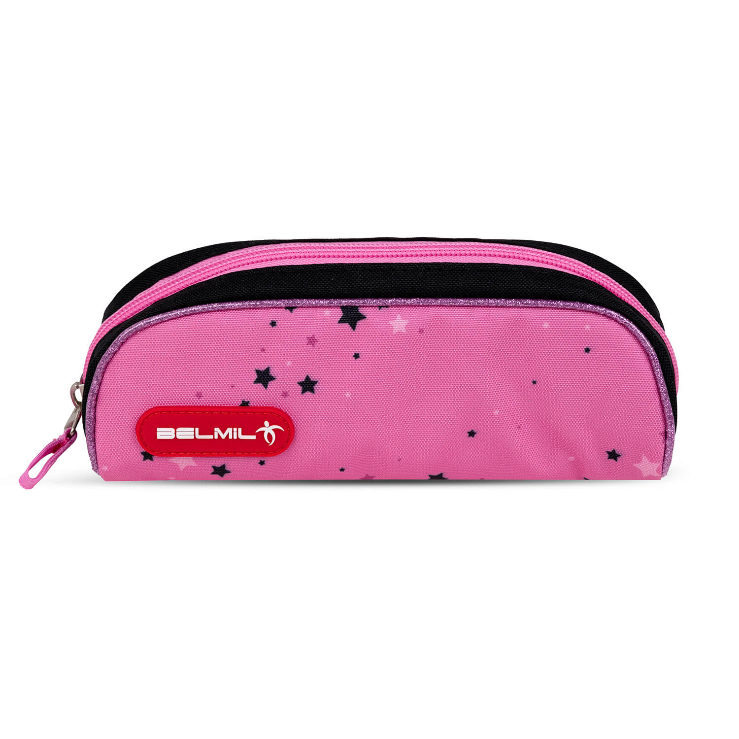 The German-made Fidlock magnetic buckle on the Belmil Classy Plus Ergonomic School Bag Set for Girls “Pink Black” Design + Unicorn Raincoat – 6-Piece Back-Friendly Starter Set.
