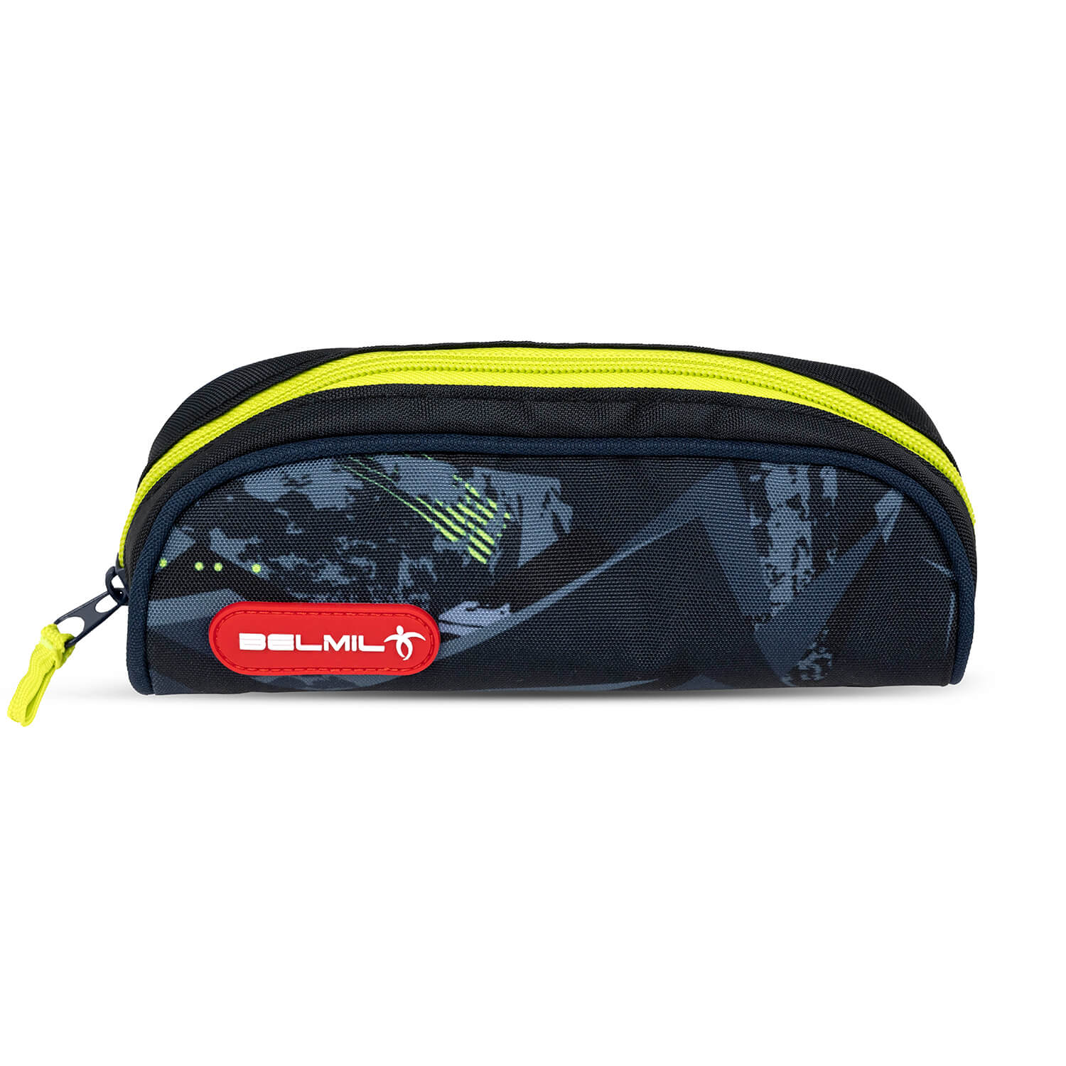 Full view of the Belmil Classy Plus Ergonomic School Bag Set for Boys “T-Rex Lime” Design + Dinosaur Raincoat – 6-Piece Back-Friendly Starter Set showcasing its stylish look.