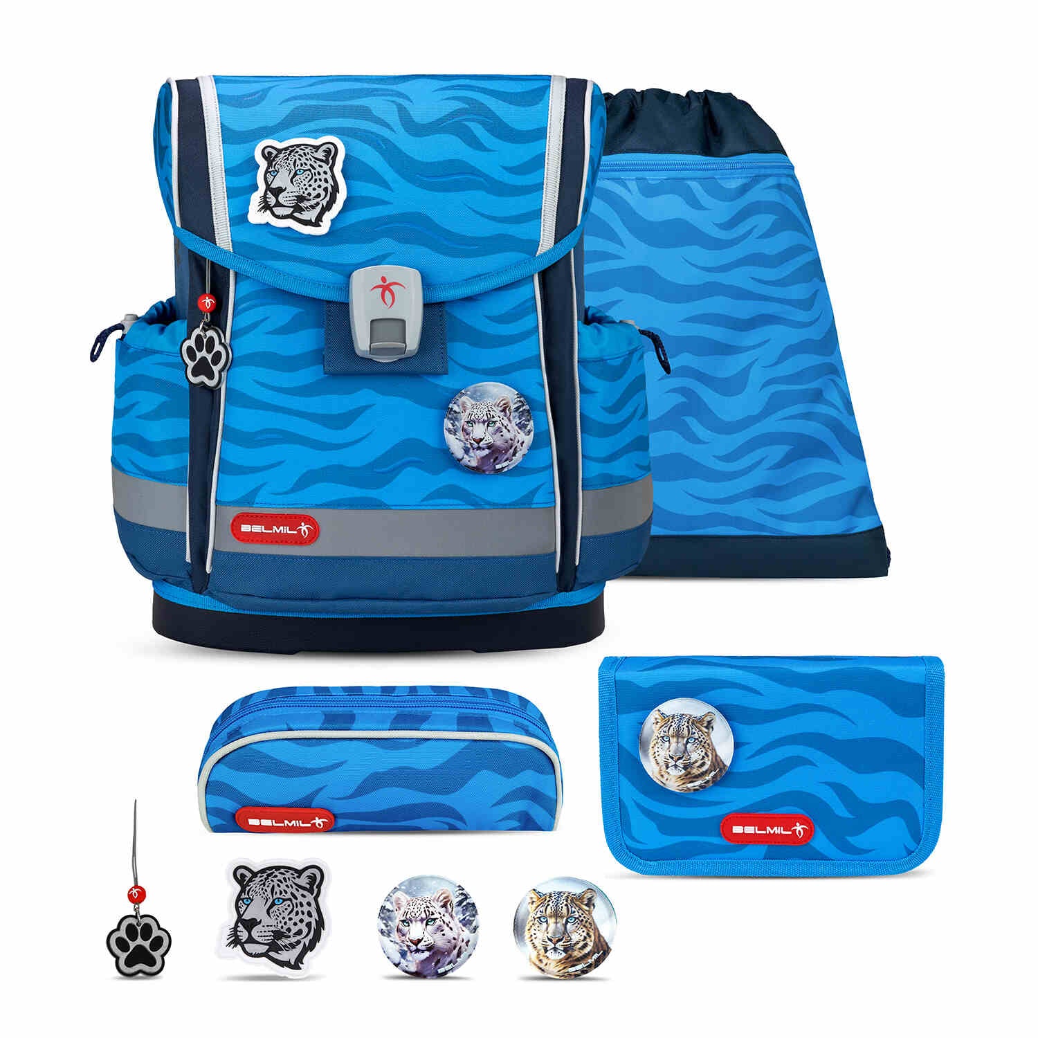 Classy Plus Animal Kingdom Schulranzen-Set 4 tlg.