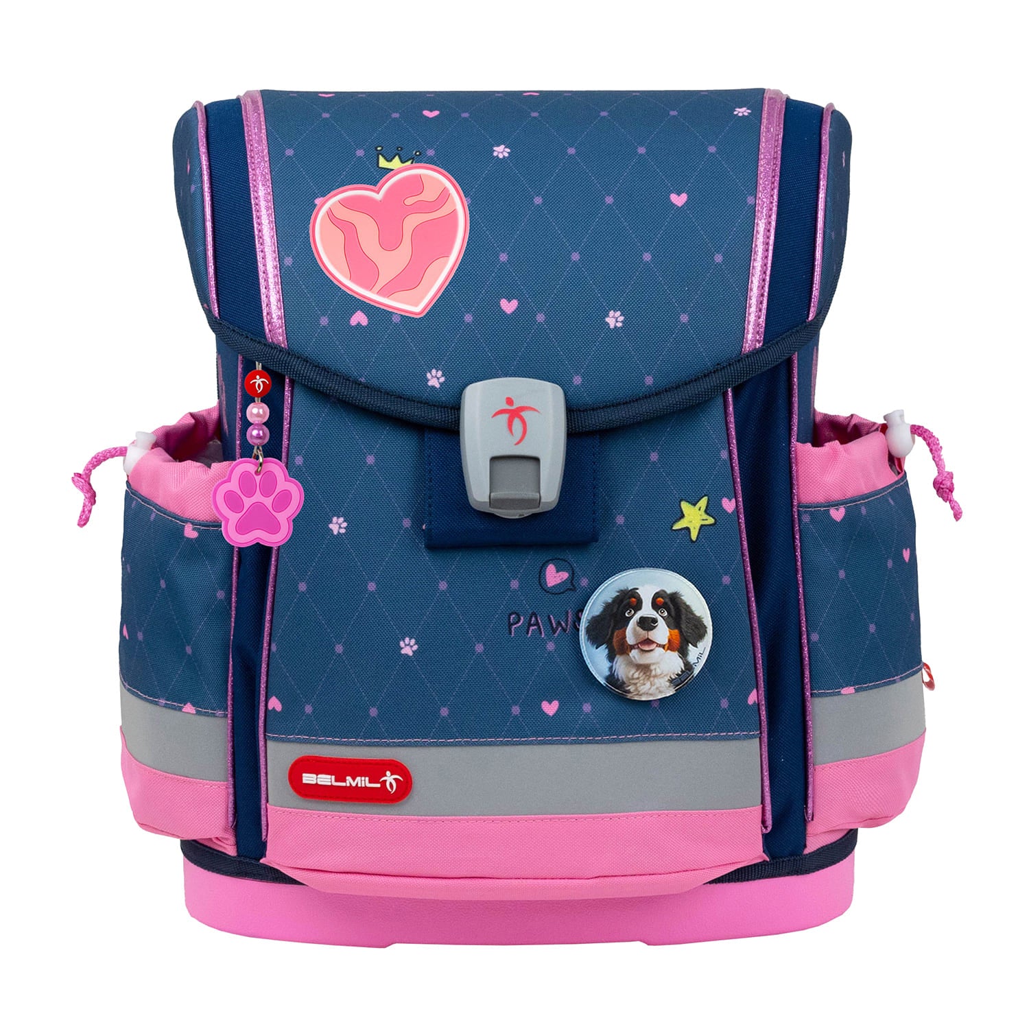 Velcro Rubber Patch Pastel Heart