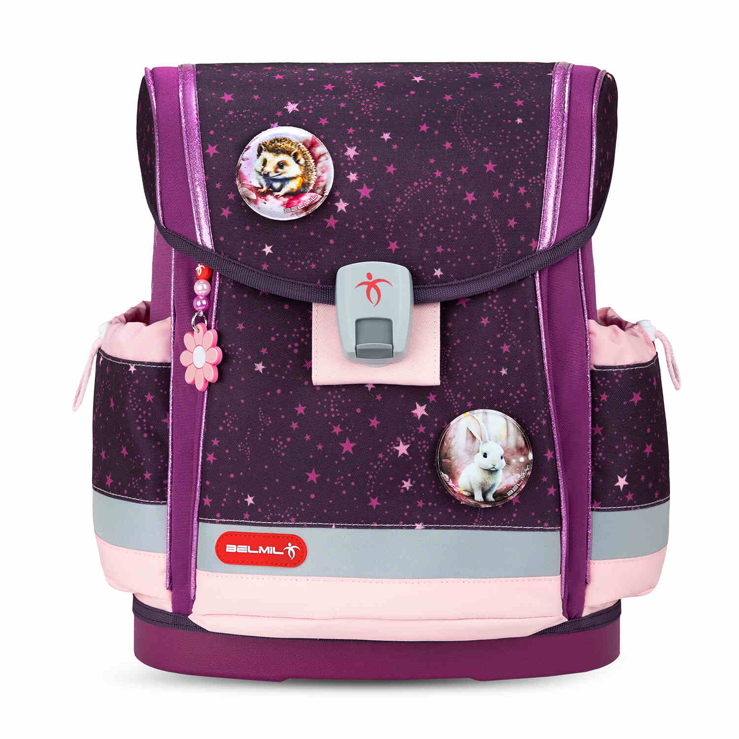 Pencil case included in the Ergonomic School Bag Set for Girls – Belmil Classy Plus Magical Stars School Bag Set.
