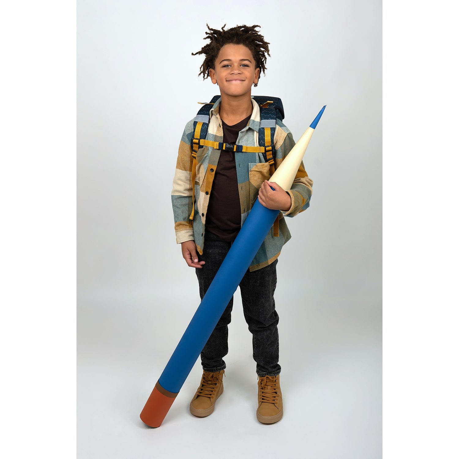 Interior compartments of the Belmil Maxi Pack Wolfs Ergonomic School Bag Set for Boys – 5-Piece Set + Interchangeable Wolf Patch Set illustrating organized storage space.