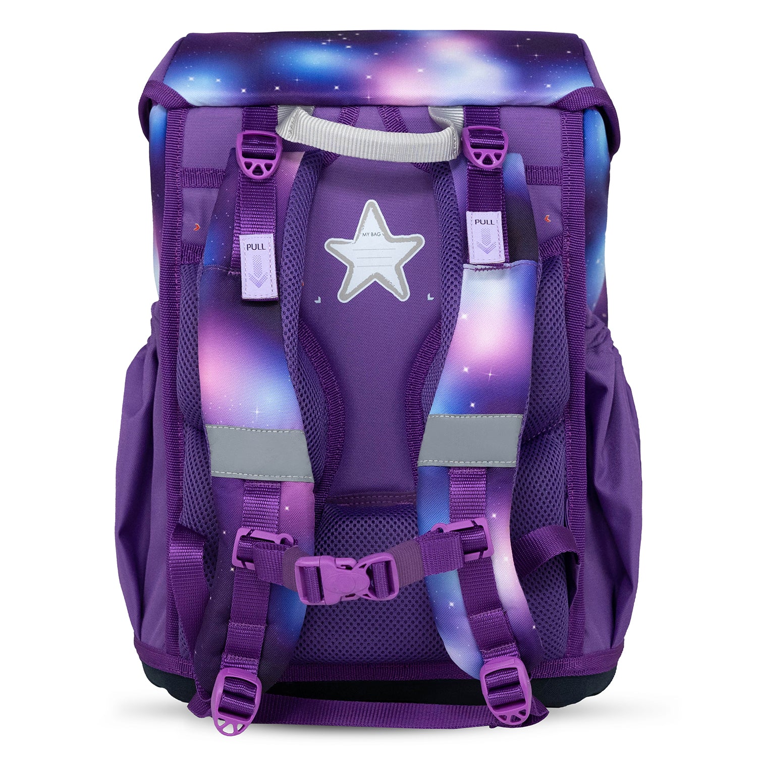 Complete Ergonomic School Bag Set for Girls – Belmil Maxi Shining Fairy School Bag Set 5 pcs showcasing various color options and designs.