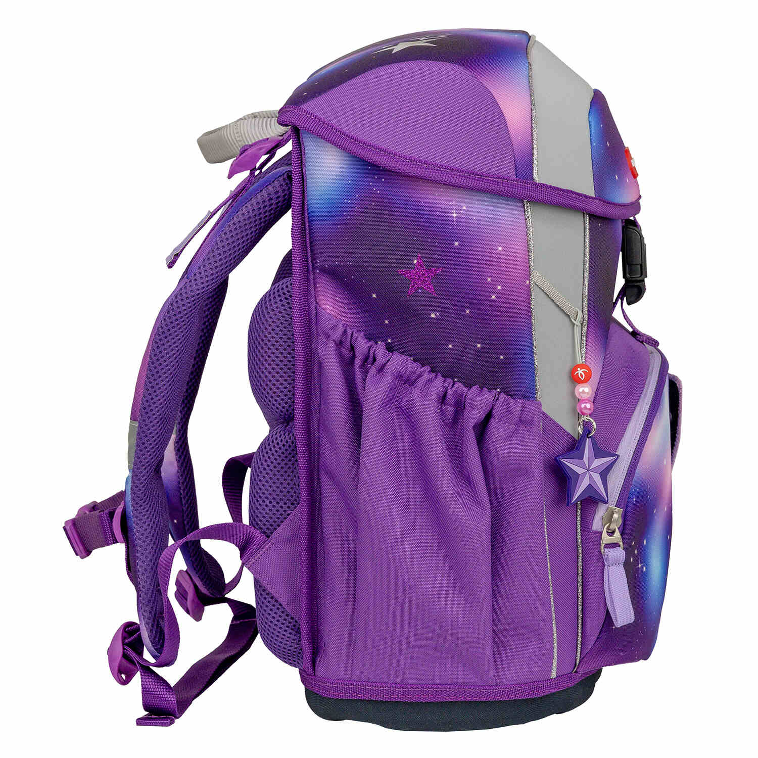 Front view of the Ergonomic School Bag Set for Girls – Belmil Maxi Shining Fairy schoolbag set 5 pcs highlighting its chic design.