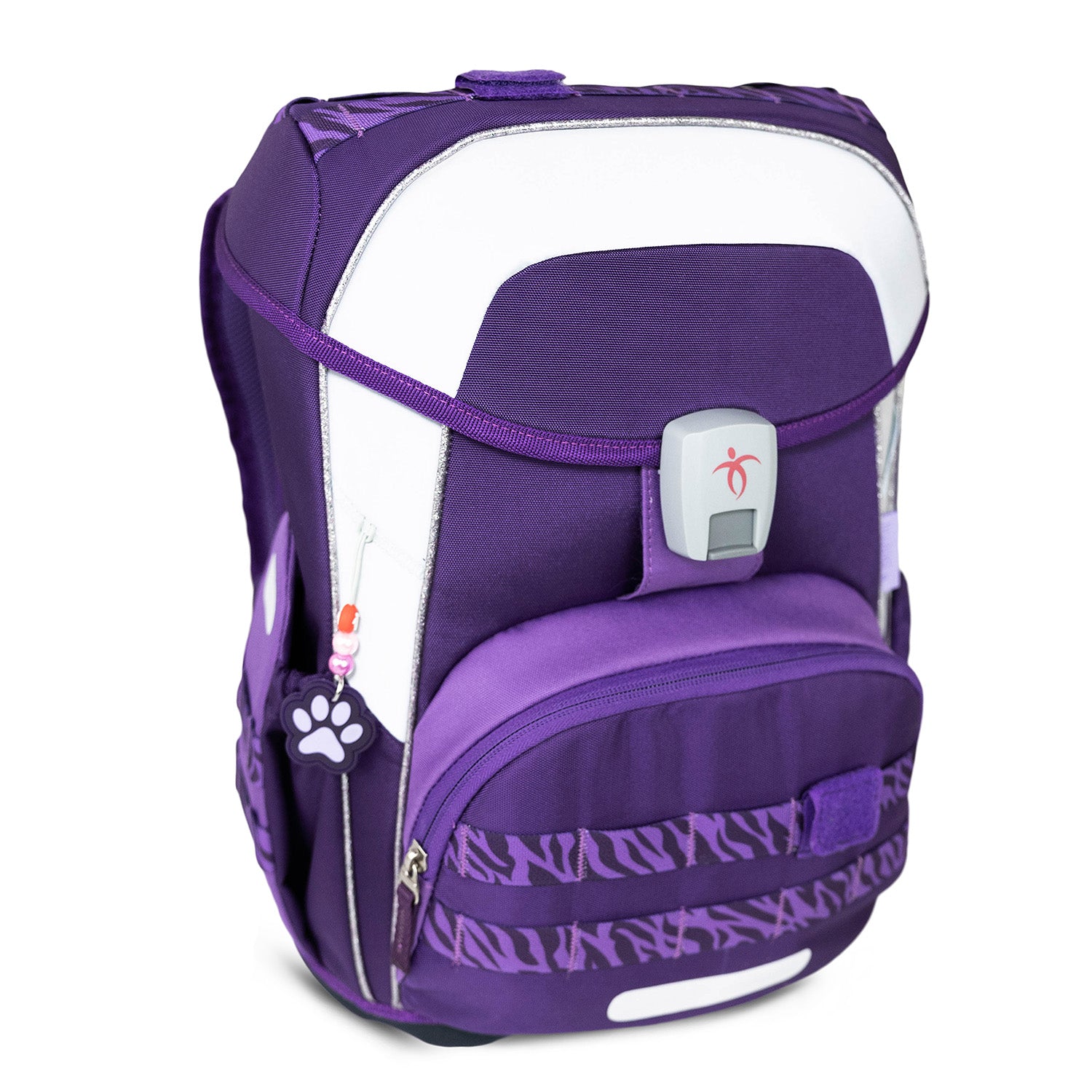 Various decorative Velcro patches included in the Premium Belmil School Bag Set for Girls – Maxi Plus Twilight Charm schoolbag set 6 pcs.