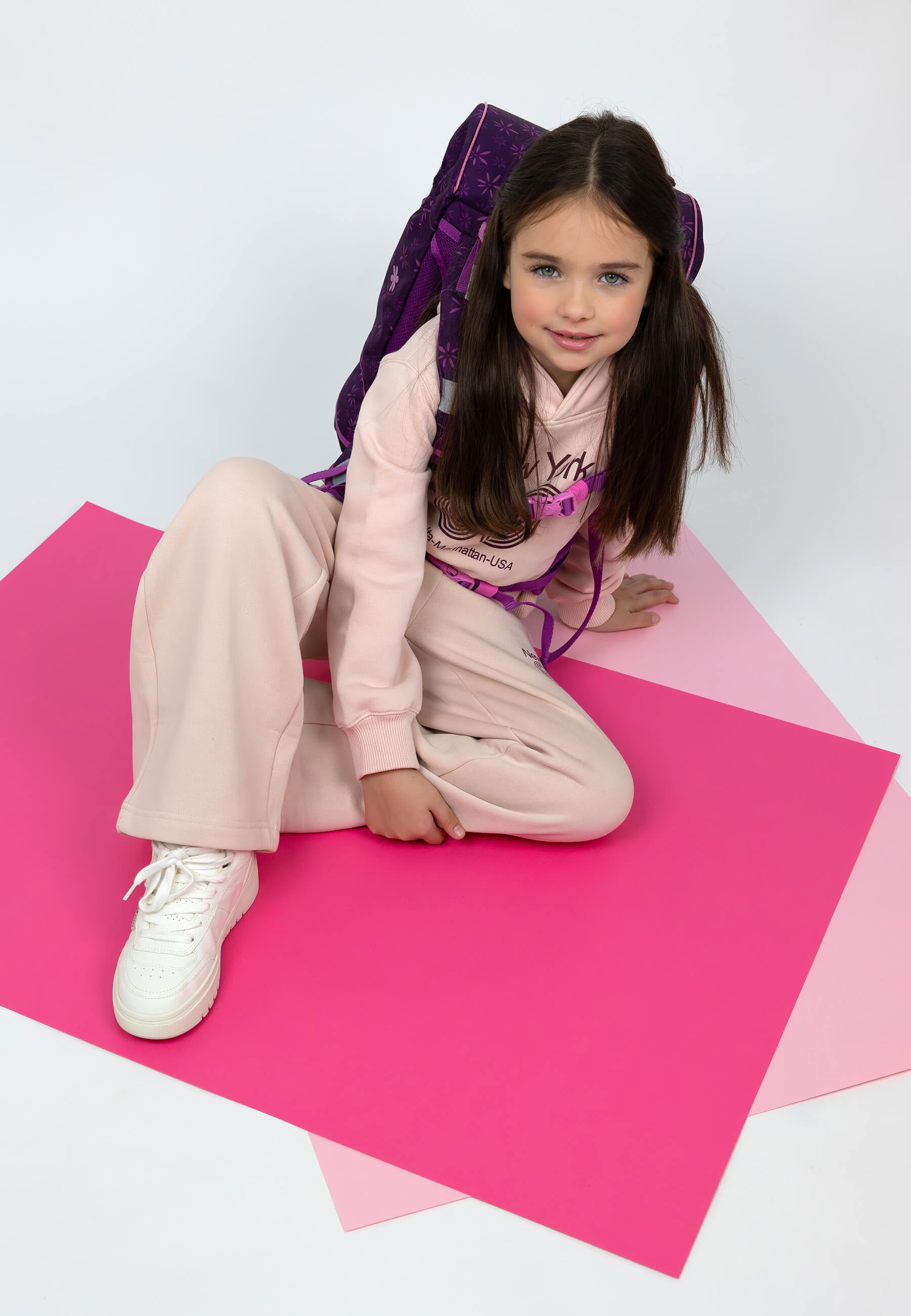 Motion Purple Spring Schoolbag set 4 pcs.