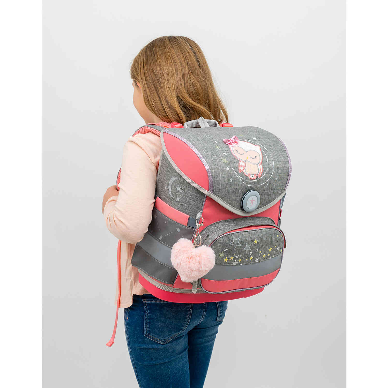 Compact Little Owl schoolbag