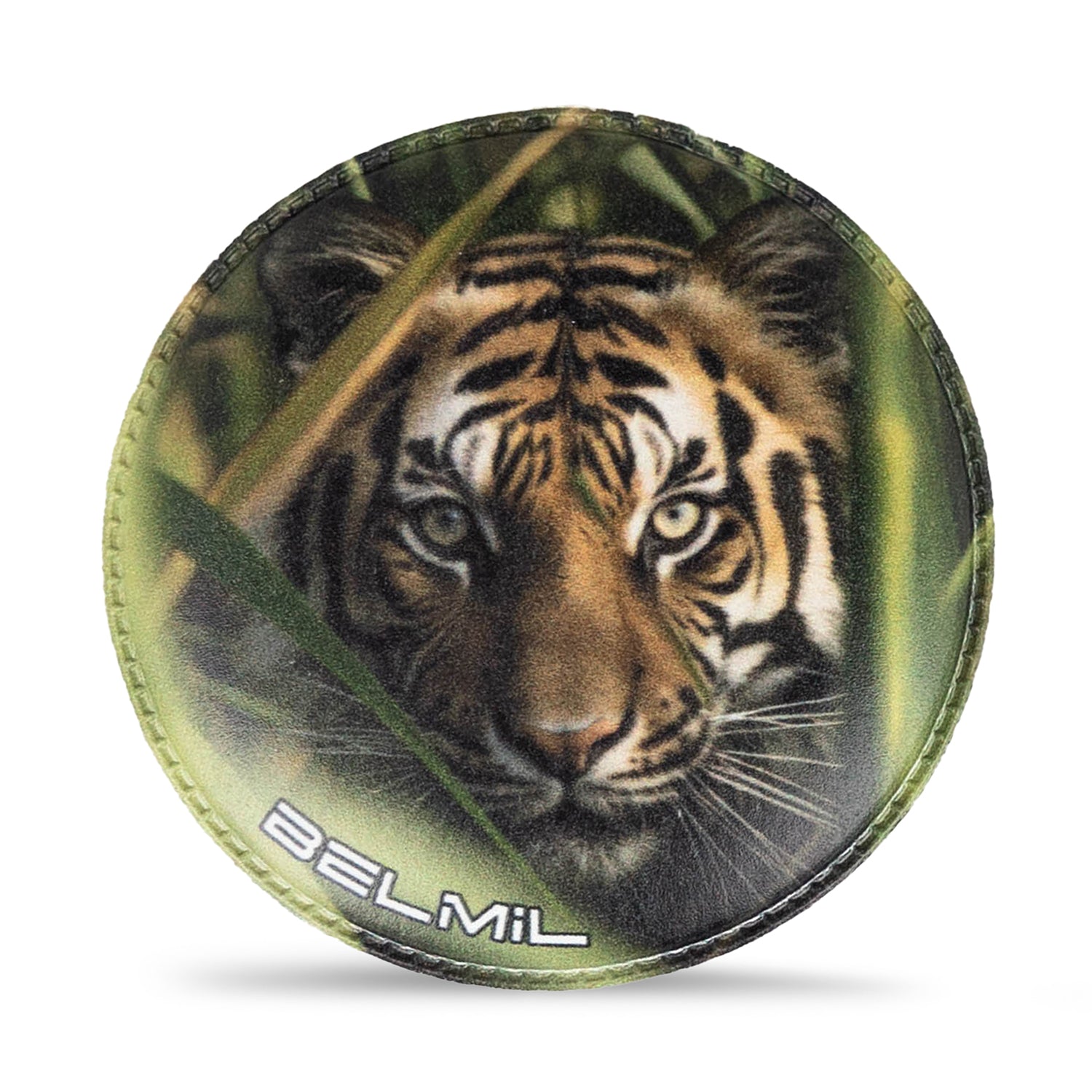 Belmil Patch Set – 3-Piece Velcro Patches "Adventure" with a majestic tiger design, perfect for personalizing backpacks and bags.