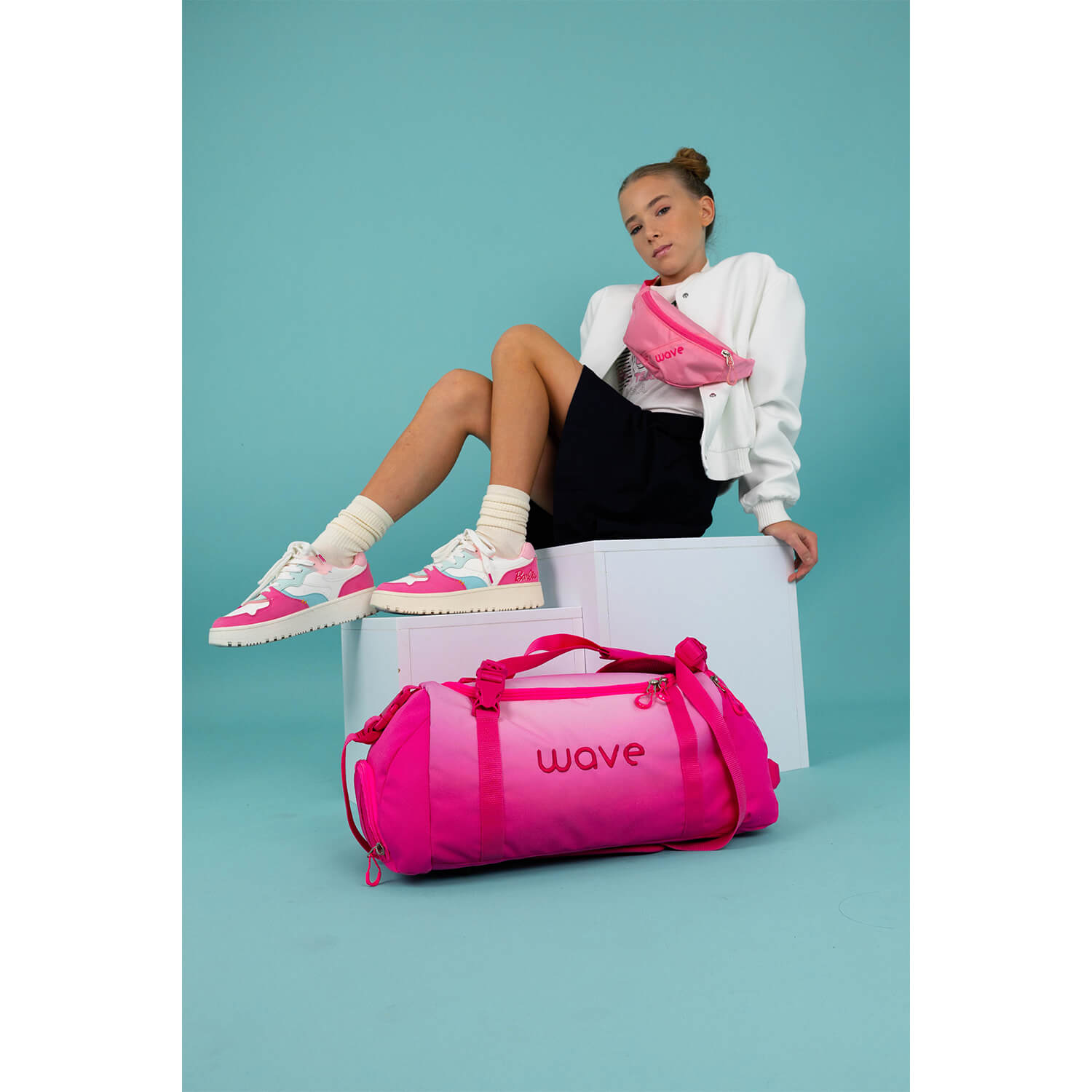 WAVE Sporttasche Deep Ocean mit GRATIS Schlamperbox