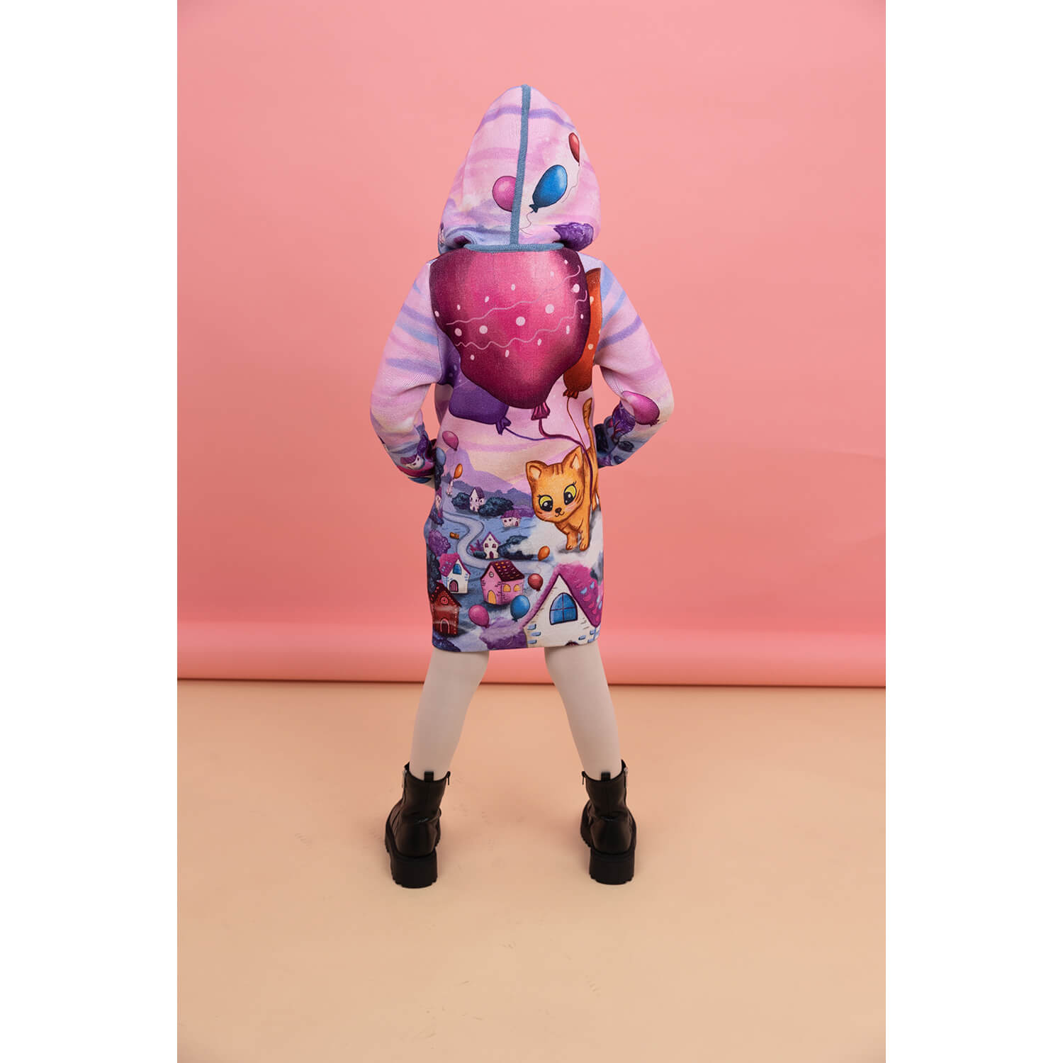 Premium Cats and Ballons Cardigan
