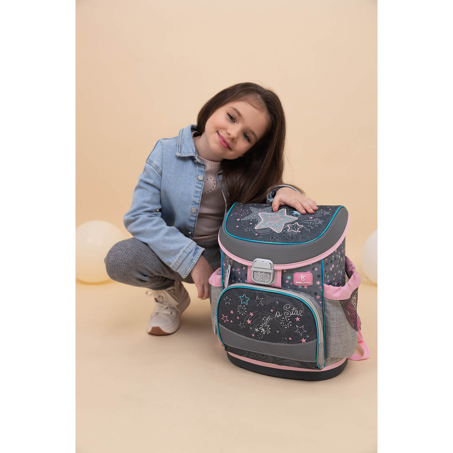 Mini-Fit Shine like a Star Schulranzen Set 5 tlg. mit GRATIS Schlüsselanhänger