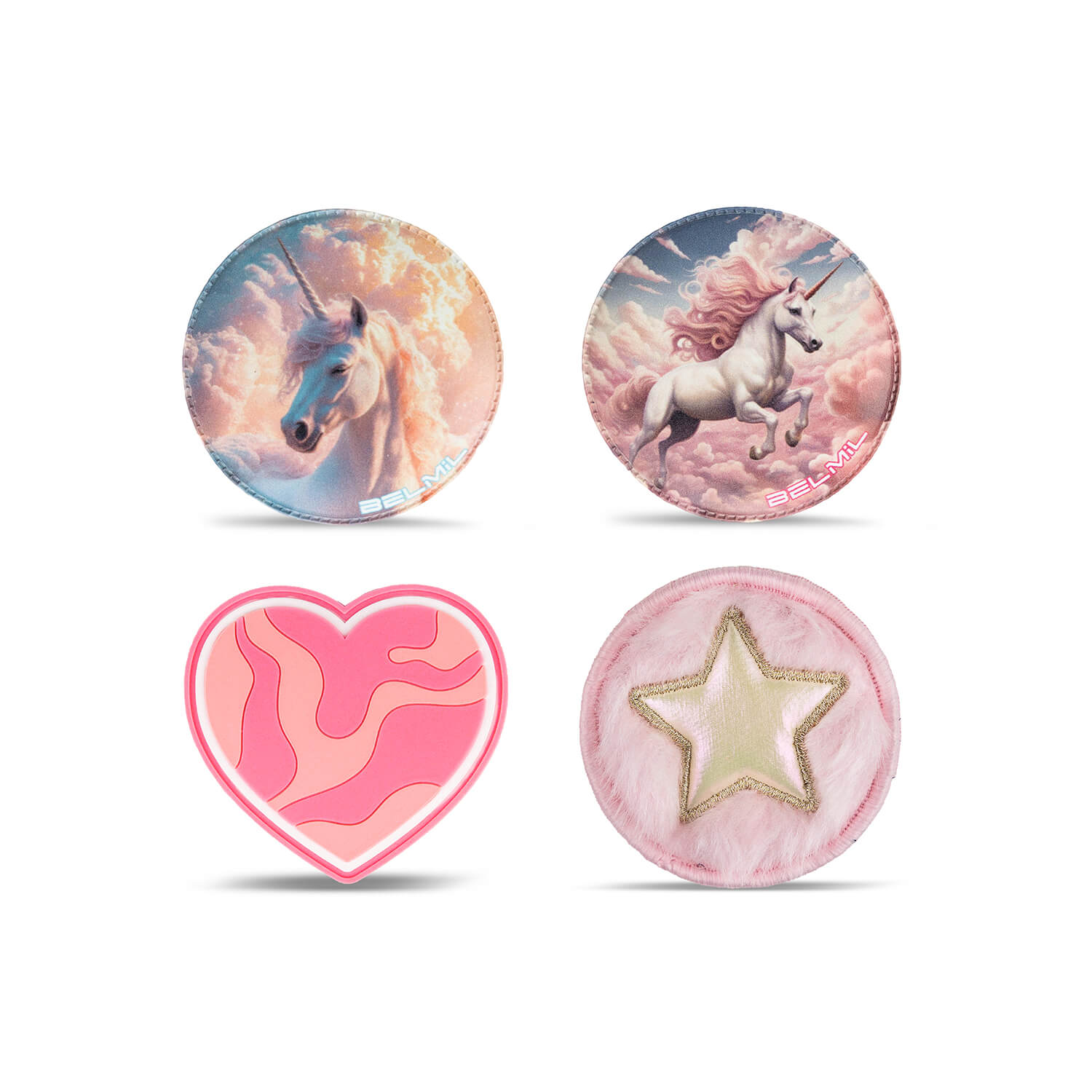 Belmil Patch Set – 4-Piece Velcro Patches "Equestrian Dreams"