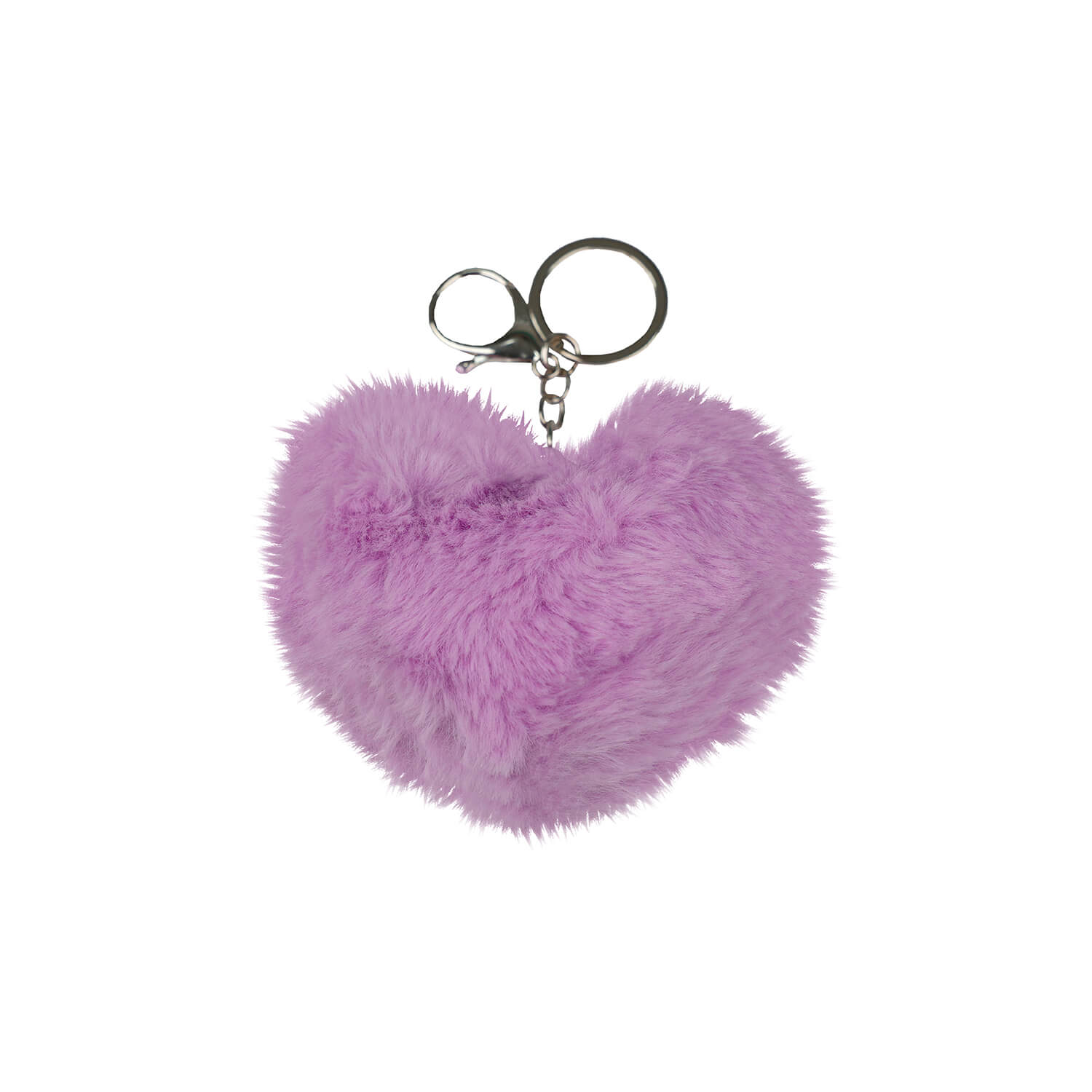 Keychain Purple Heart Fluffy