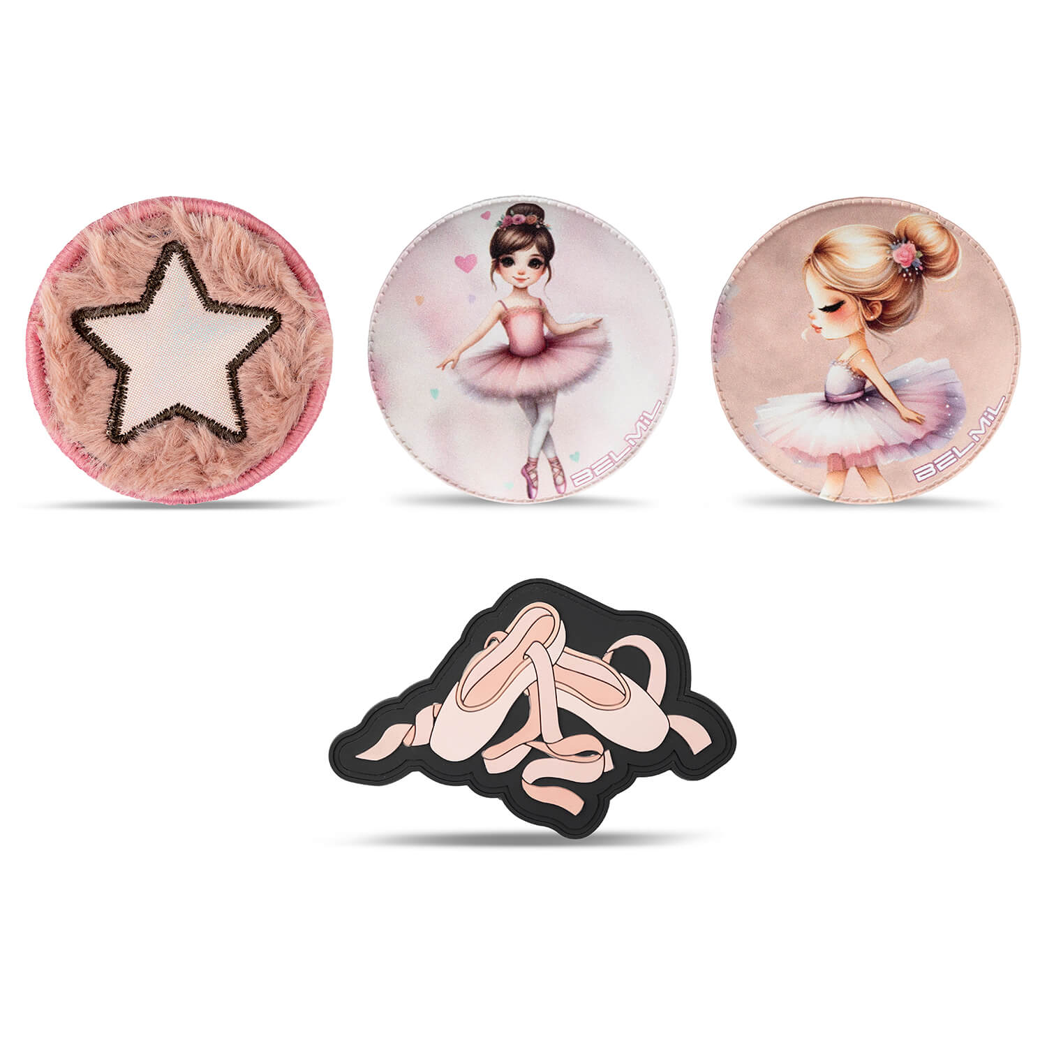 Belmil Patch Set – 4-Piece Velcro Patches "Dance Magic"