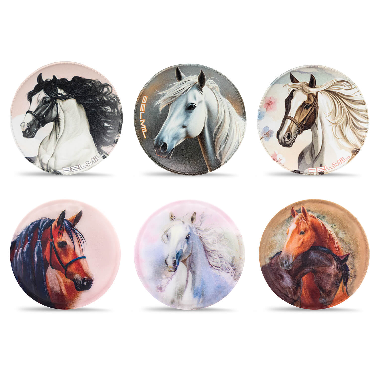 Belmil Patch Set – 6-Piece Velcro Patches "Wild Beauty"