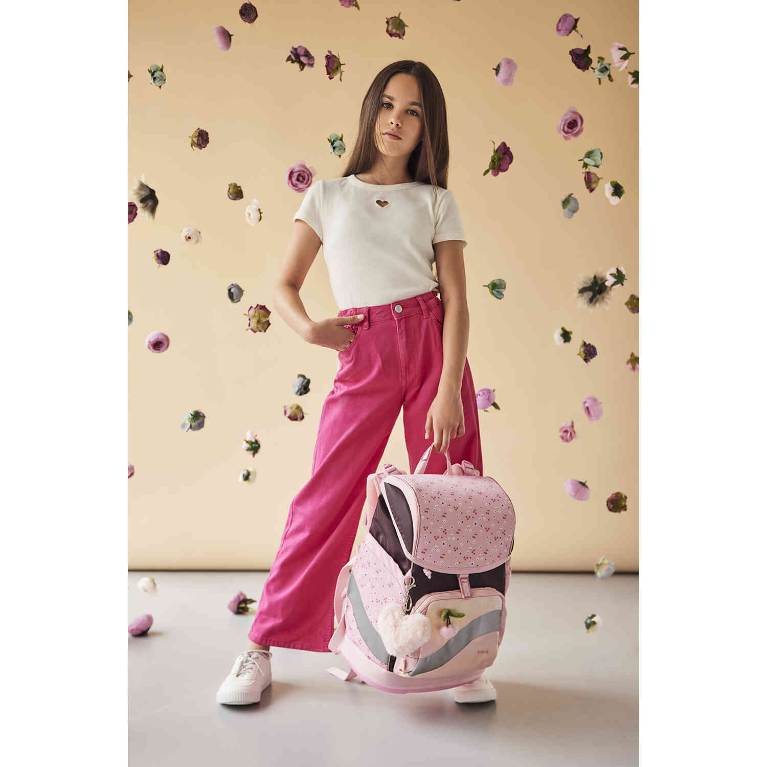 Smarty Plus Cherry Blossom Schulranzen Set 5tlg.