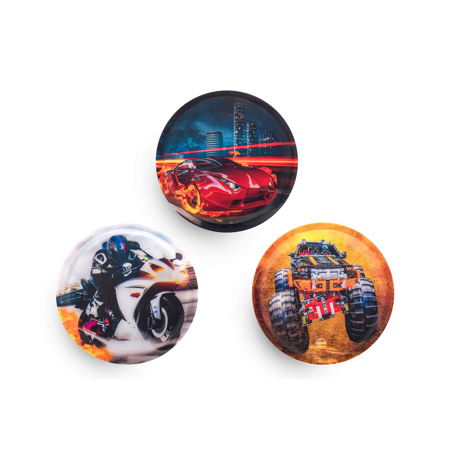 Patch Set Speed Red Car