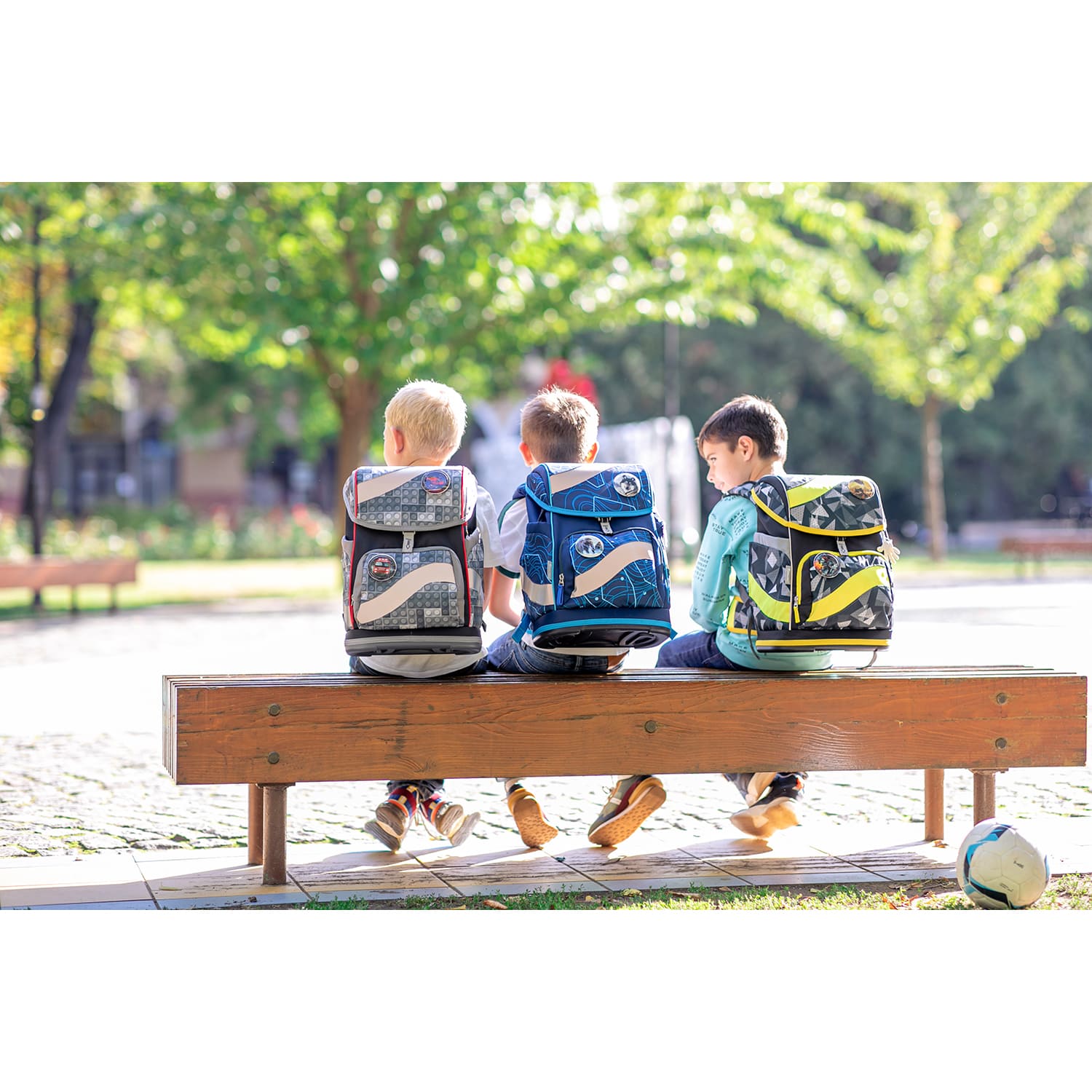 Smarty Bricks Neon schoolbag