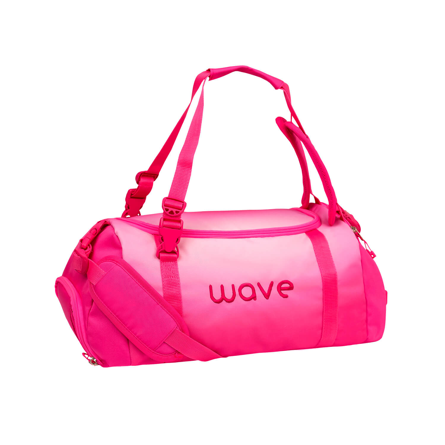 Wave Ombre Light Pink Duffel bag