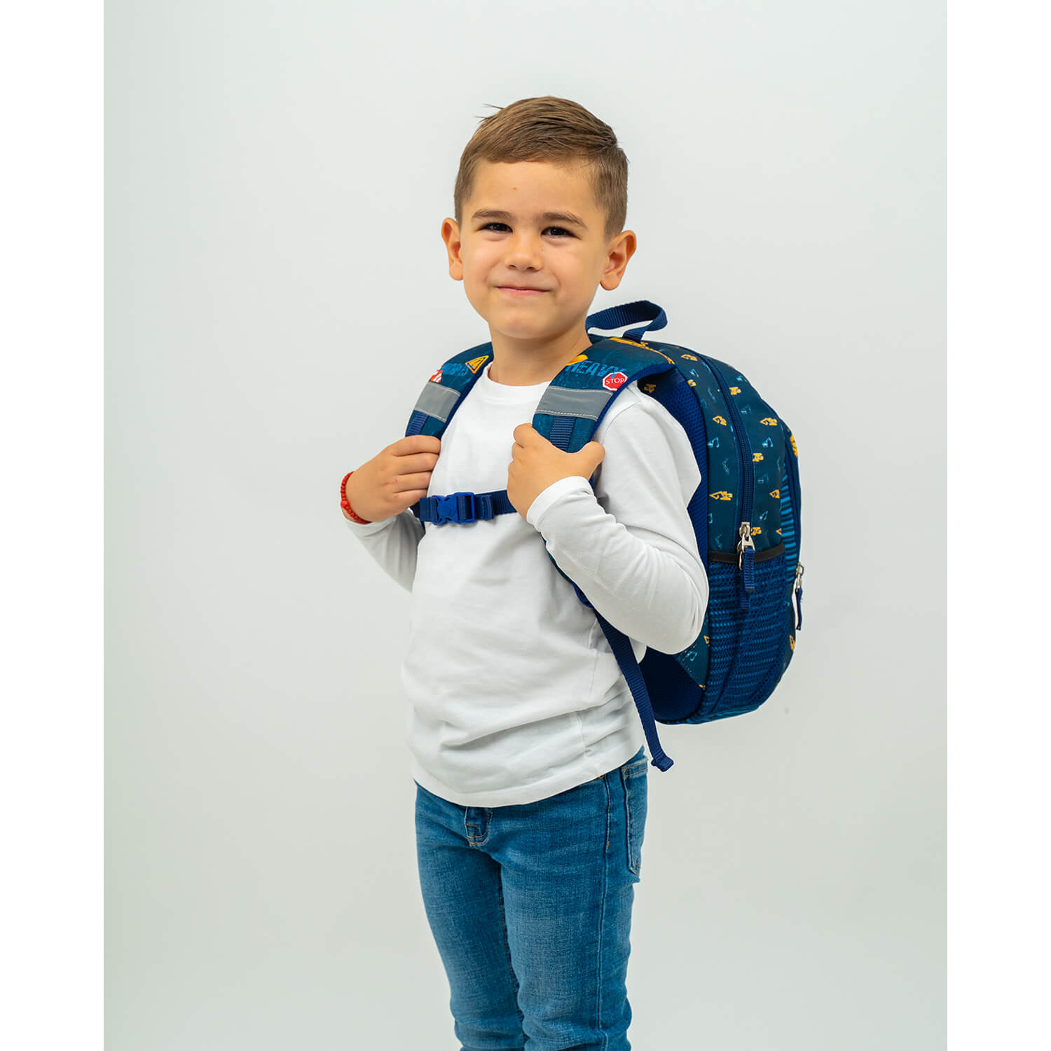 Kiddy Plus Heavy Machinery Kindergarten Bag