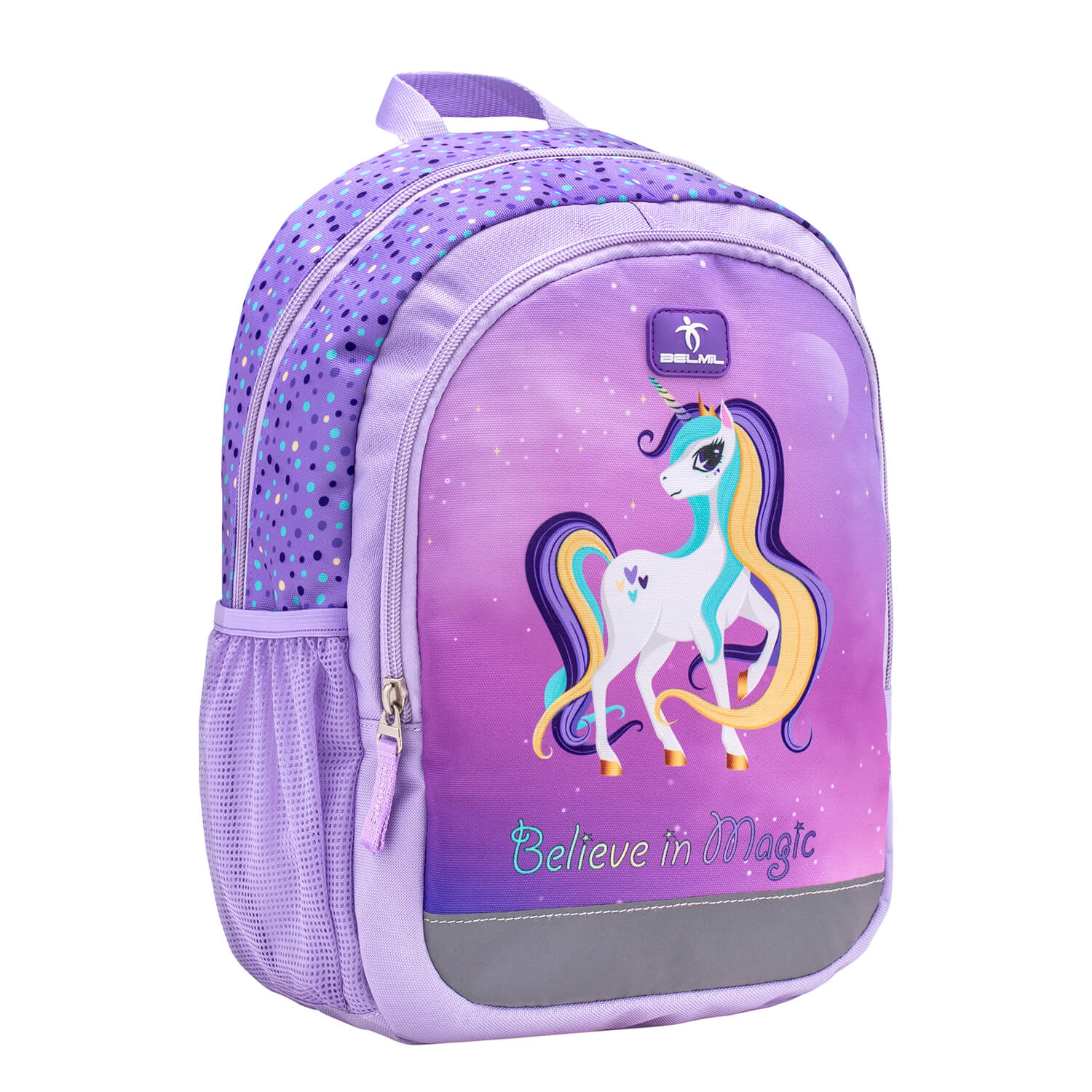 Kiddy Plus Unicorn Purple Kindergarten Bag