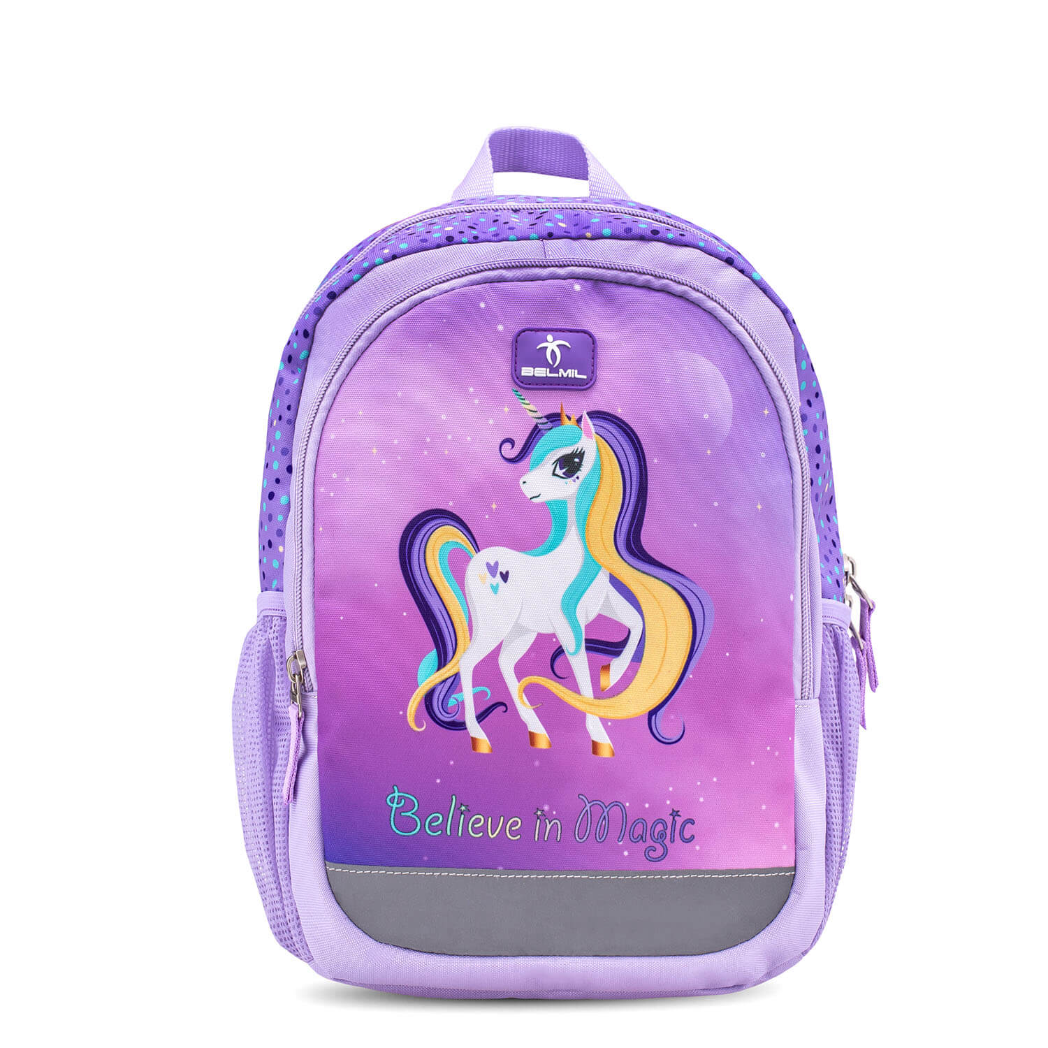 Kiddy Plus Unicorn Purple Kindergarten Bag