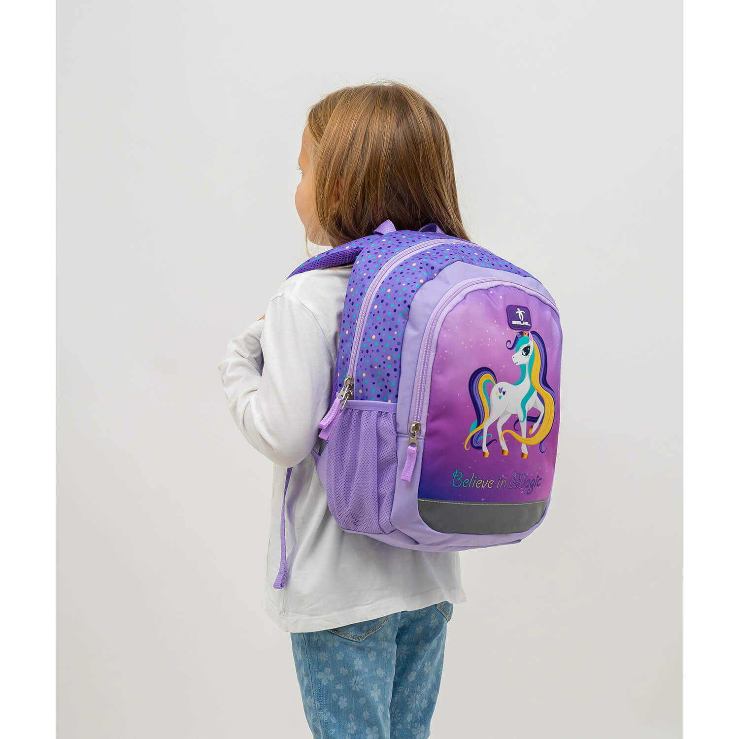 Kiddy Plus Unicorn Purple Kindergarten Bag