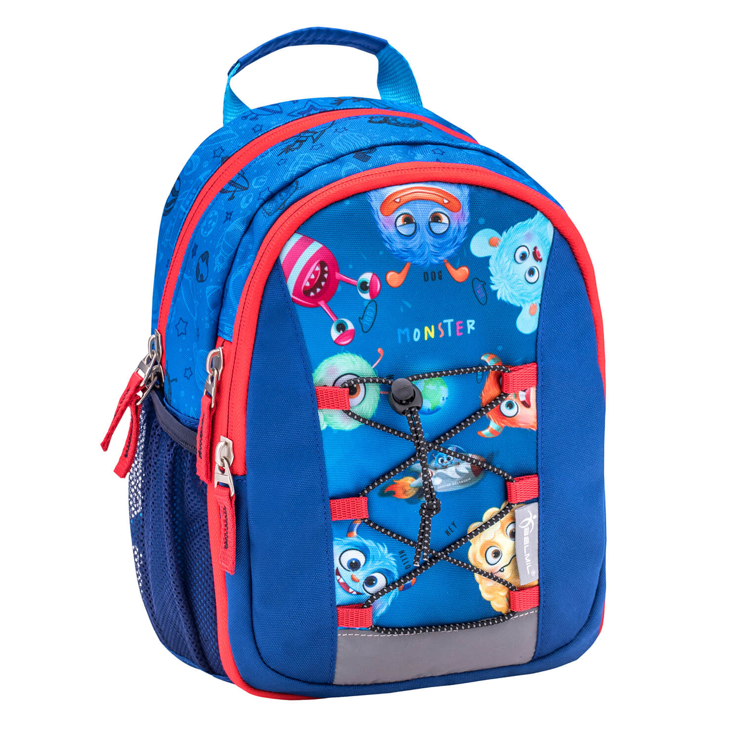 Mini Kiddy Cool Monsters Kindergarten Bag mit GRATIS Storage box