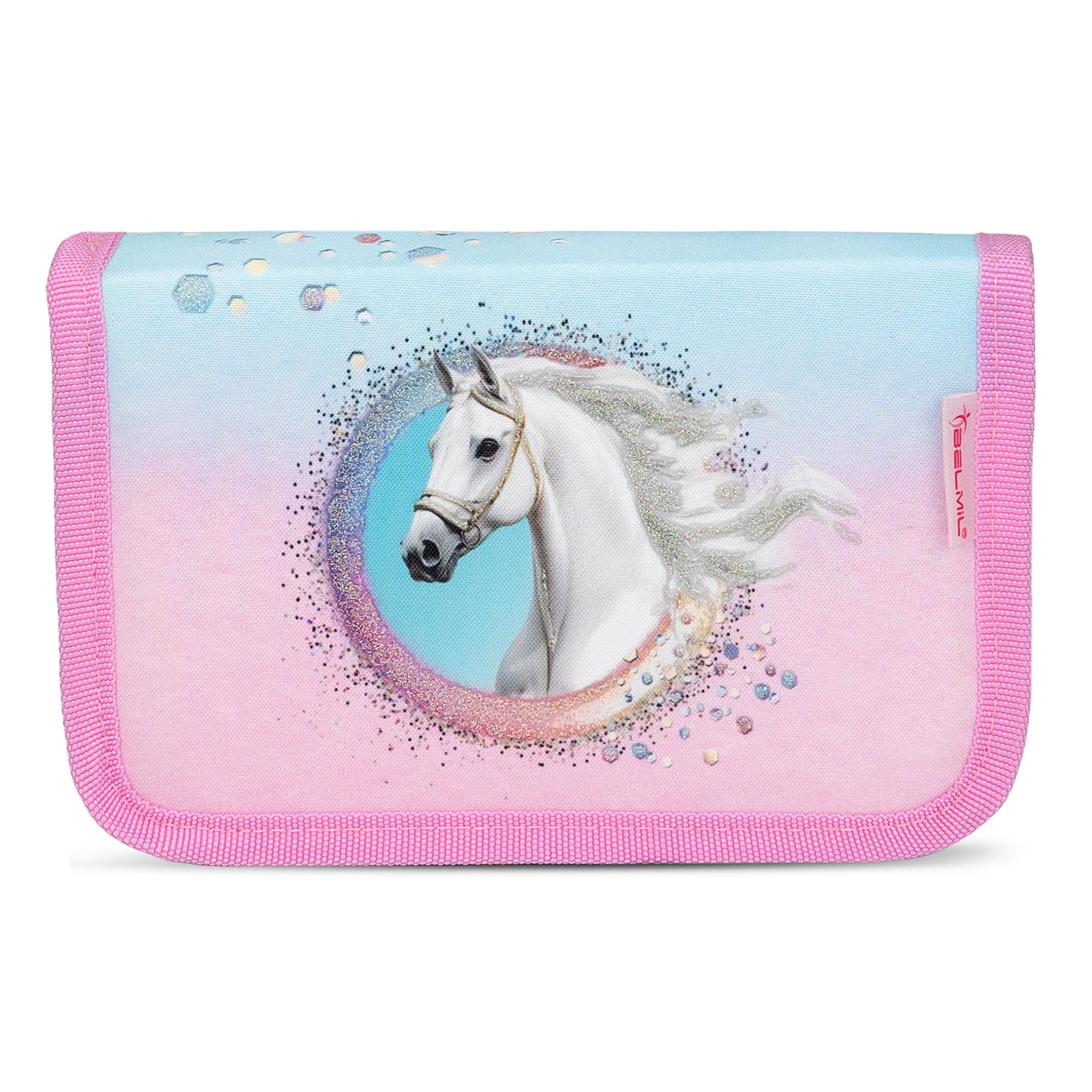 Ergonomisches Schulranzen-Set für Mädchen – Belmil Classy Dream Hooves-Pinky (4-tlg.)