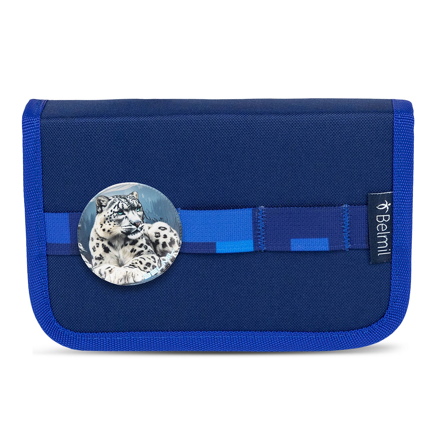 All components of the Premium Belmil School Bag Set for Boys – Maxi Plus Pixel Storm schoolbag set 6 pcs laid out to display the complete 6-piece set.