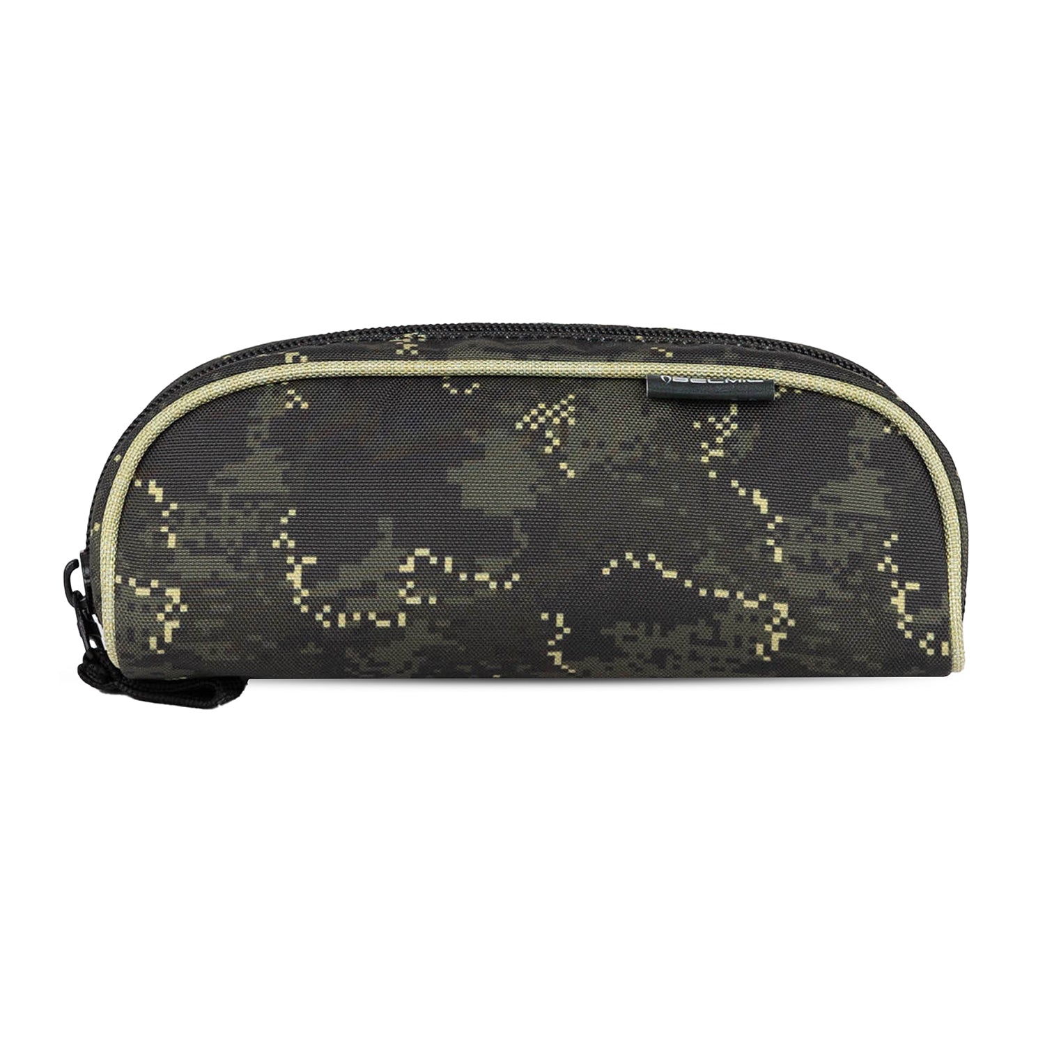 The trendy design of the Ergonomic School Bag Set for Boys – Belmil Maxi Night Hunter School Bag Set 5 pcs featuring its bold digital camouflage.