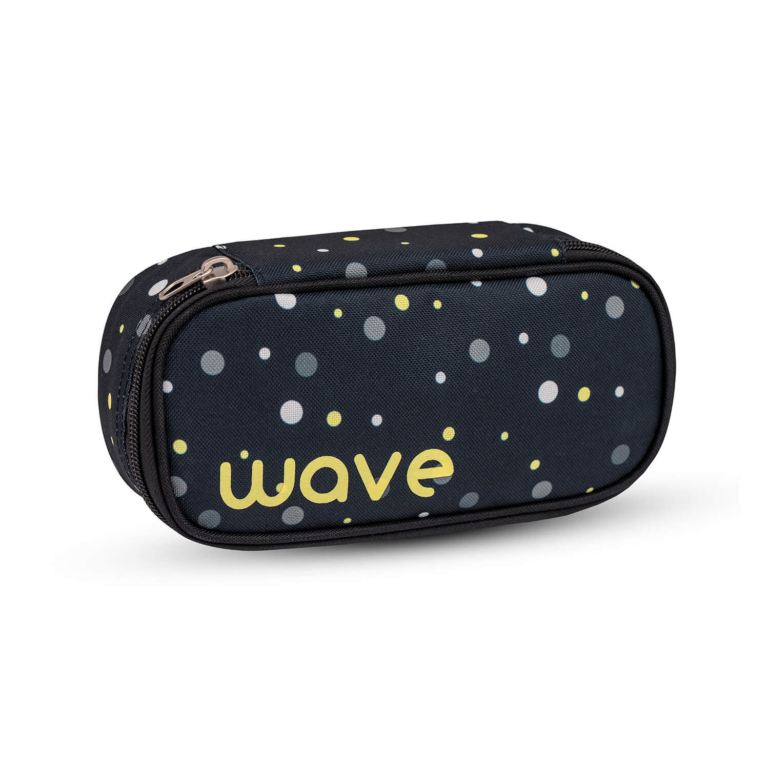 Wave Black and Yellow Dots Schlamperbox